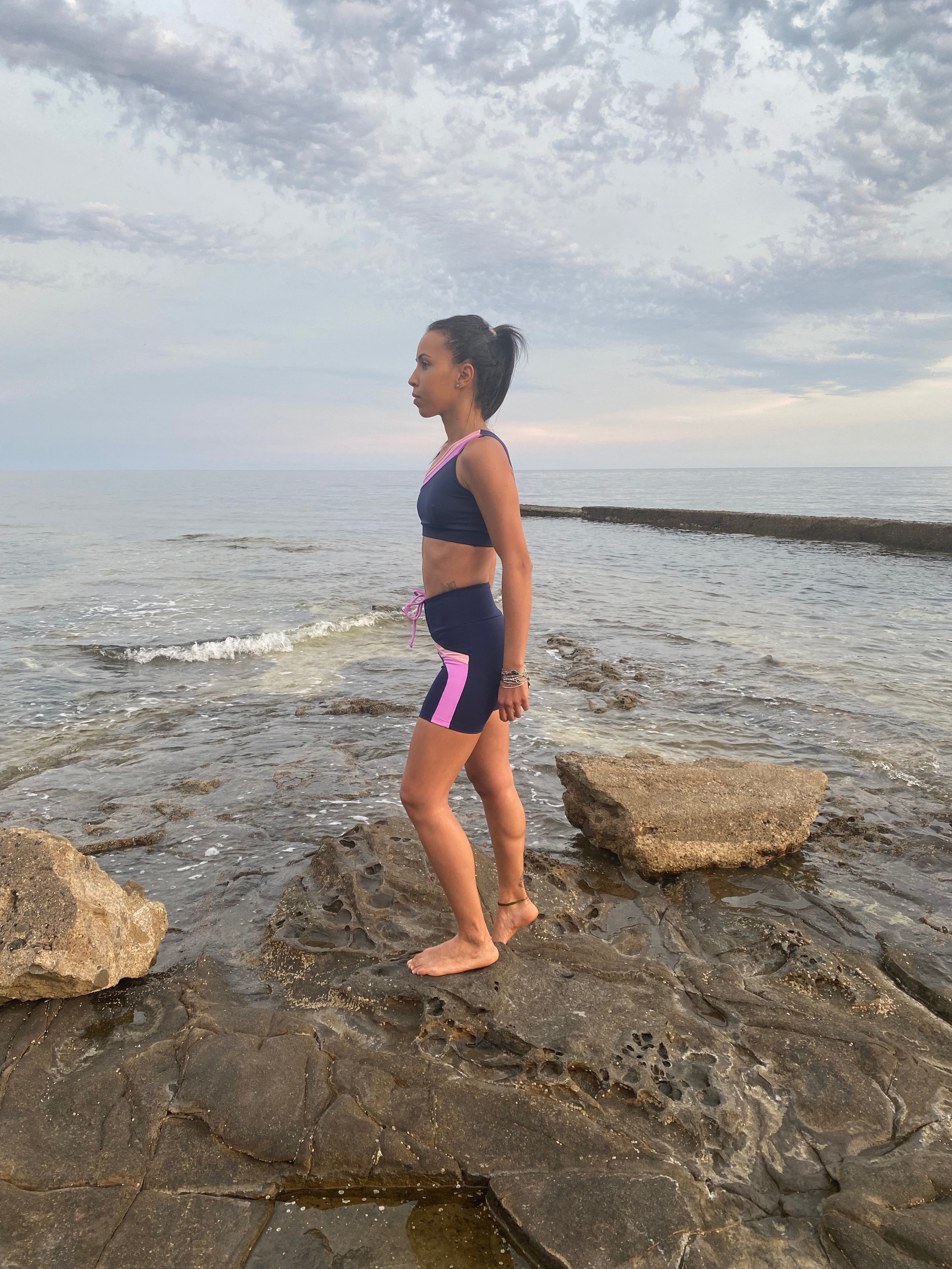 VB Fantasy short fitness in tessuto tecnico