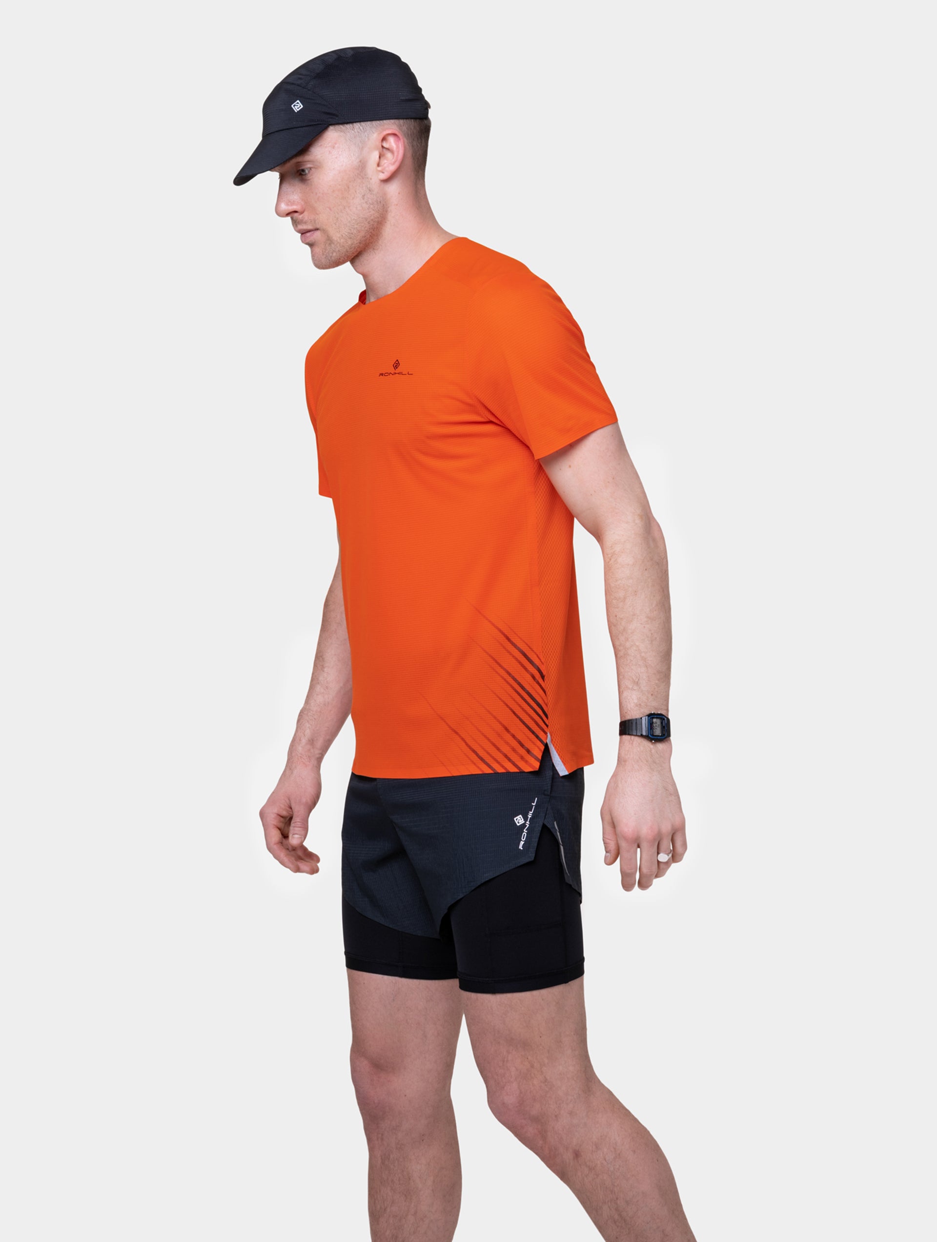 Ronhill Tech Race T-Shirt Running Rossa Uomo