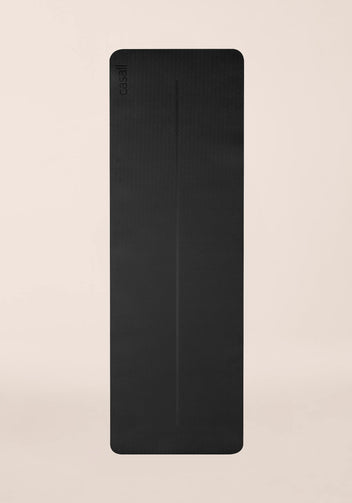 Casall Yoga Mat Position 4mm tappetino Black Grey ammortizzato