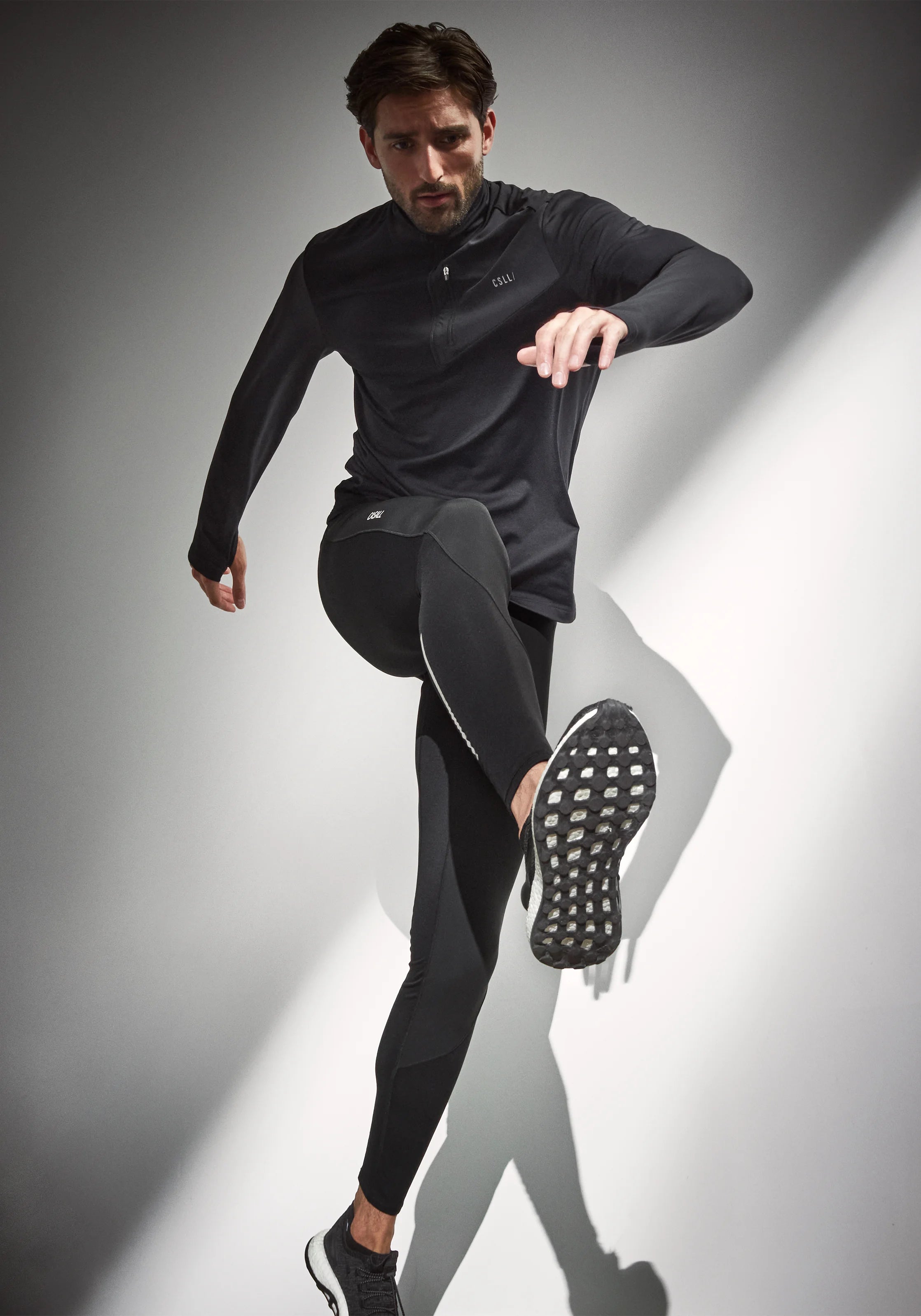 Casall Windtherm Tights uomo nero antivento