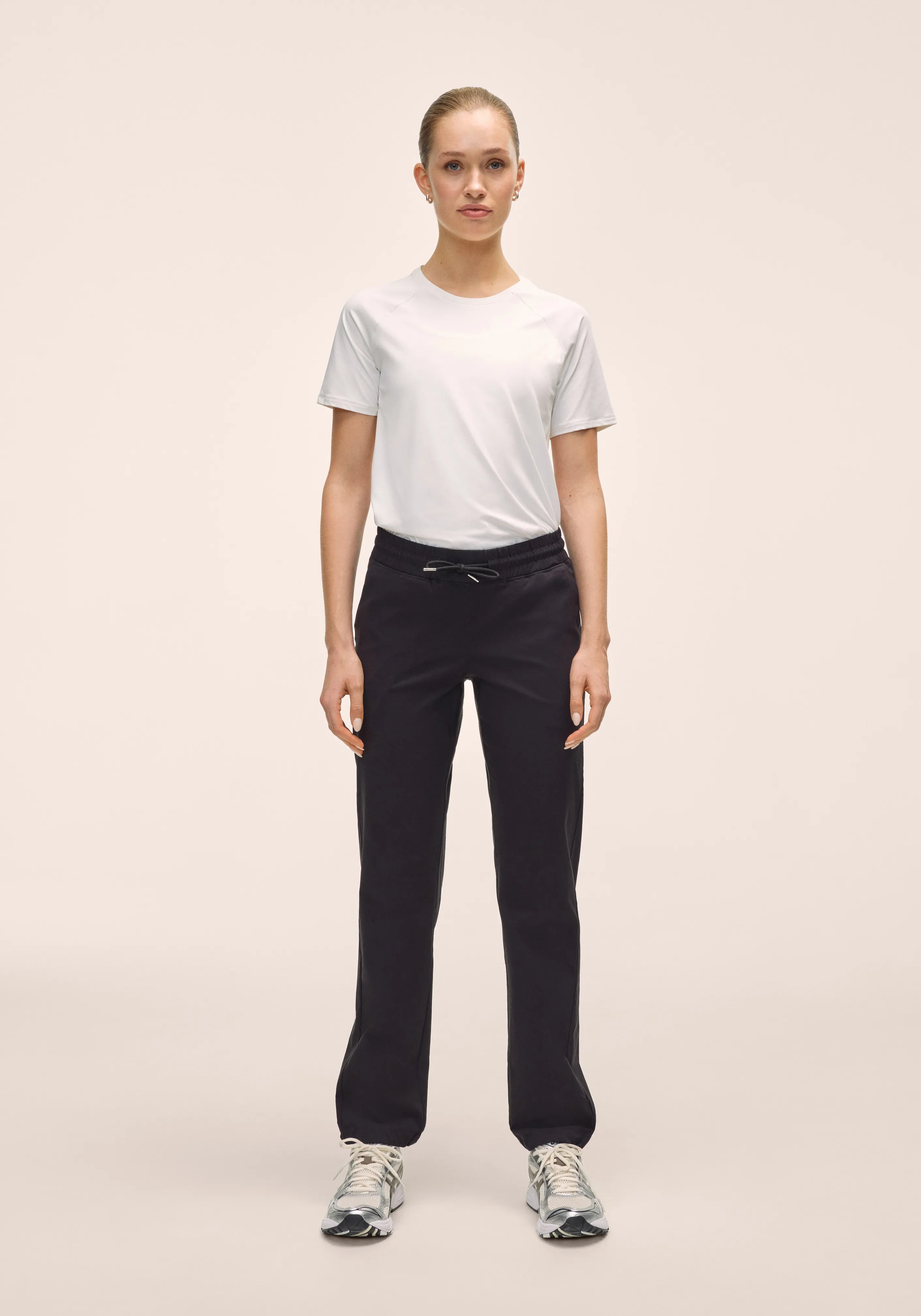 Casall Daily Woven Pant pantaloni Nero outdoor stretch