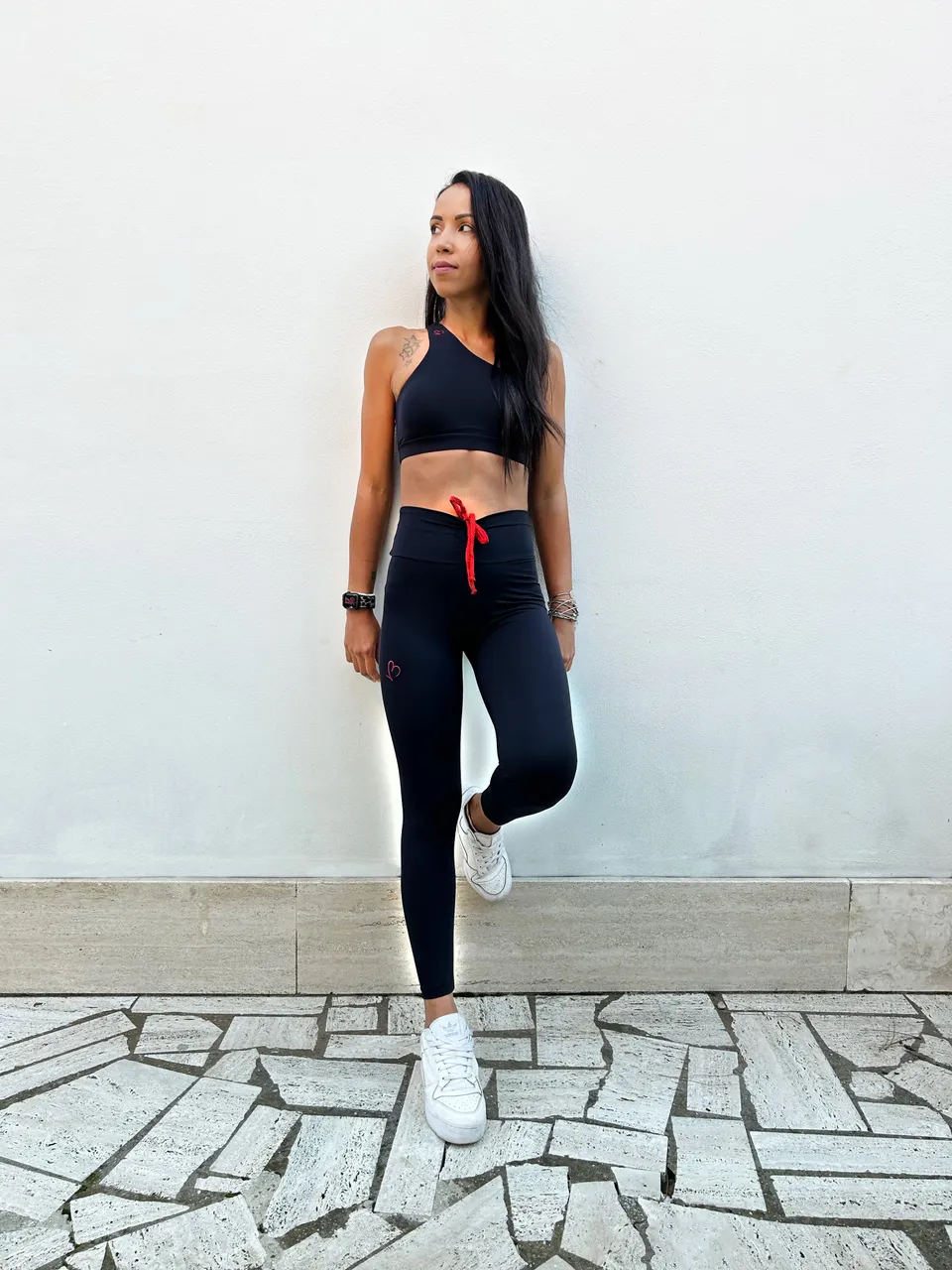 VB Rouge Legging sportivo rosso push up