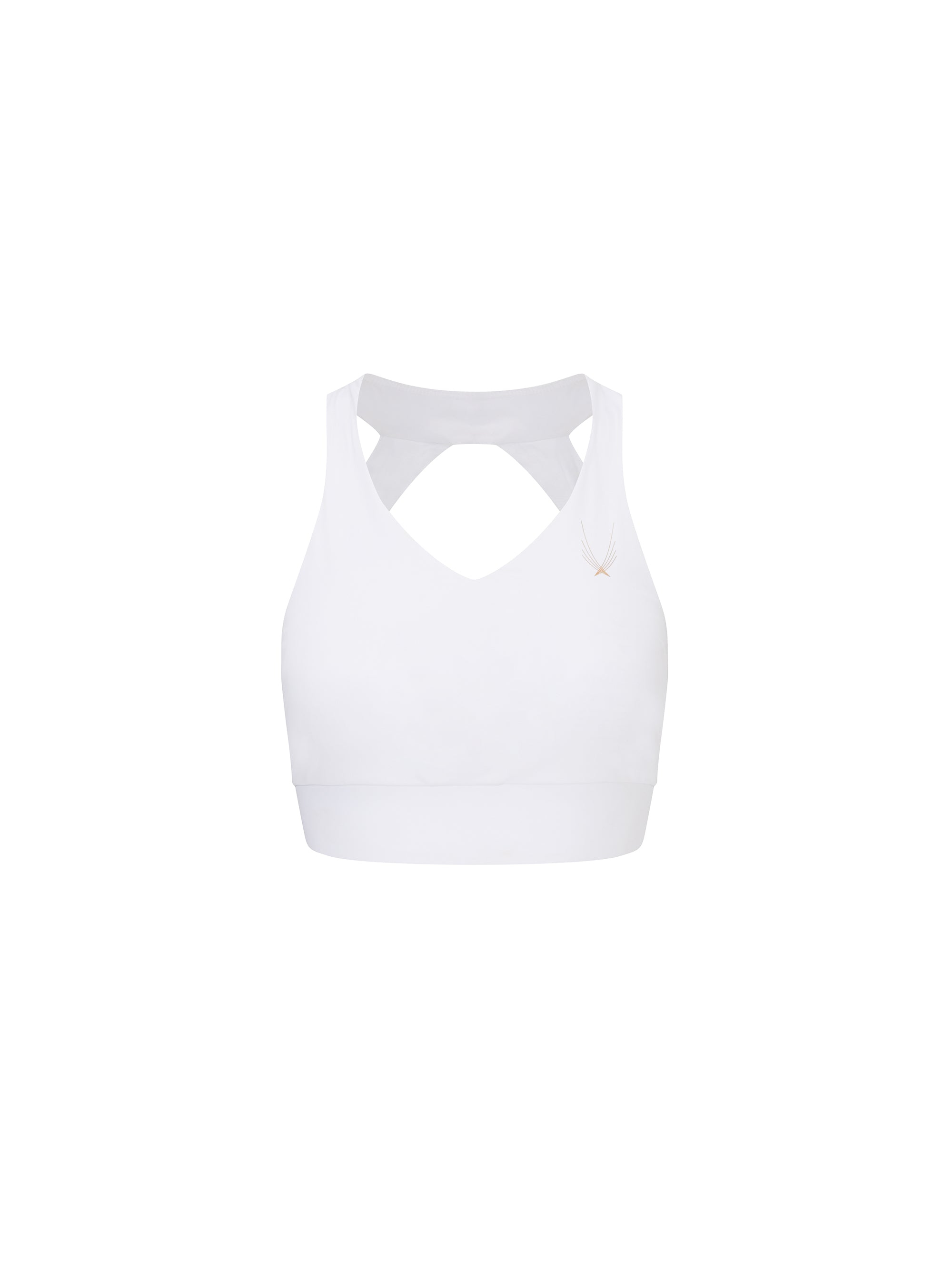 Lucas Hugh Dynamo reggiseno sportivo bianco ventilato