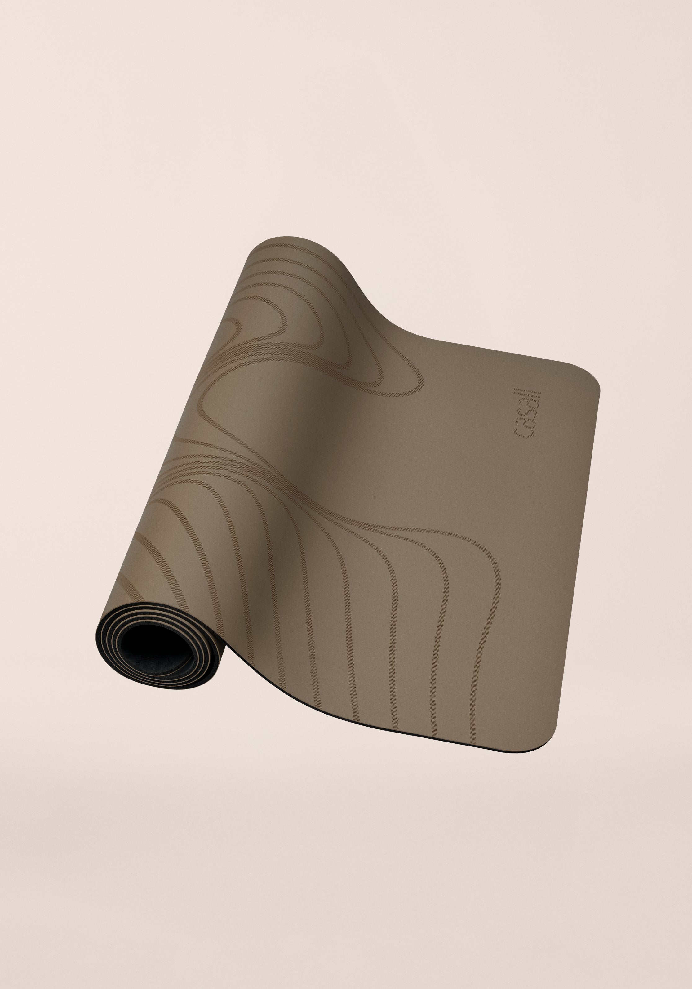 Casall Grip Cushion III Surge tappetino yoga taupe 5 mm grip