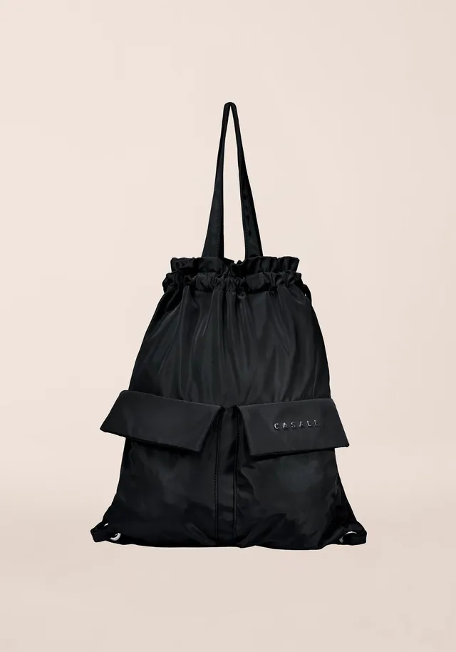 Casall Urban Sport Gym Sack sacca palestra nera riciclata