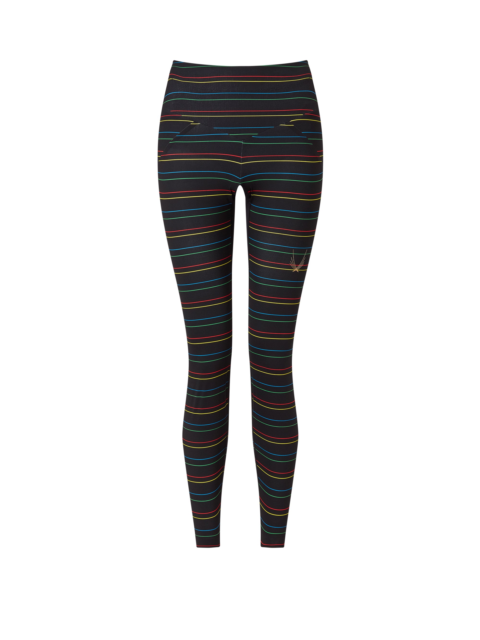 Lucas Hugh Performance 7/8 Leggings pinstripe neri