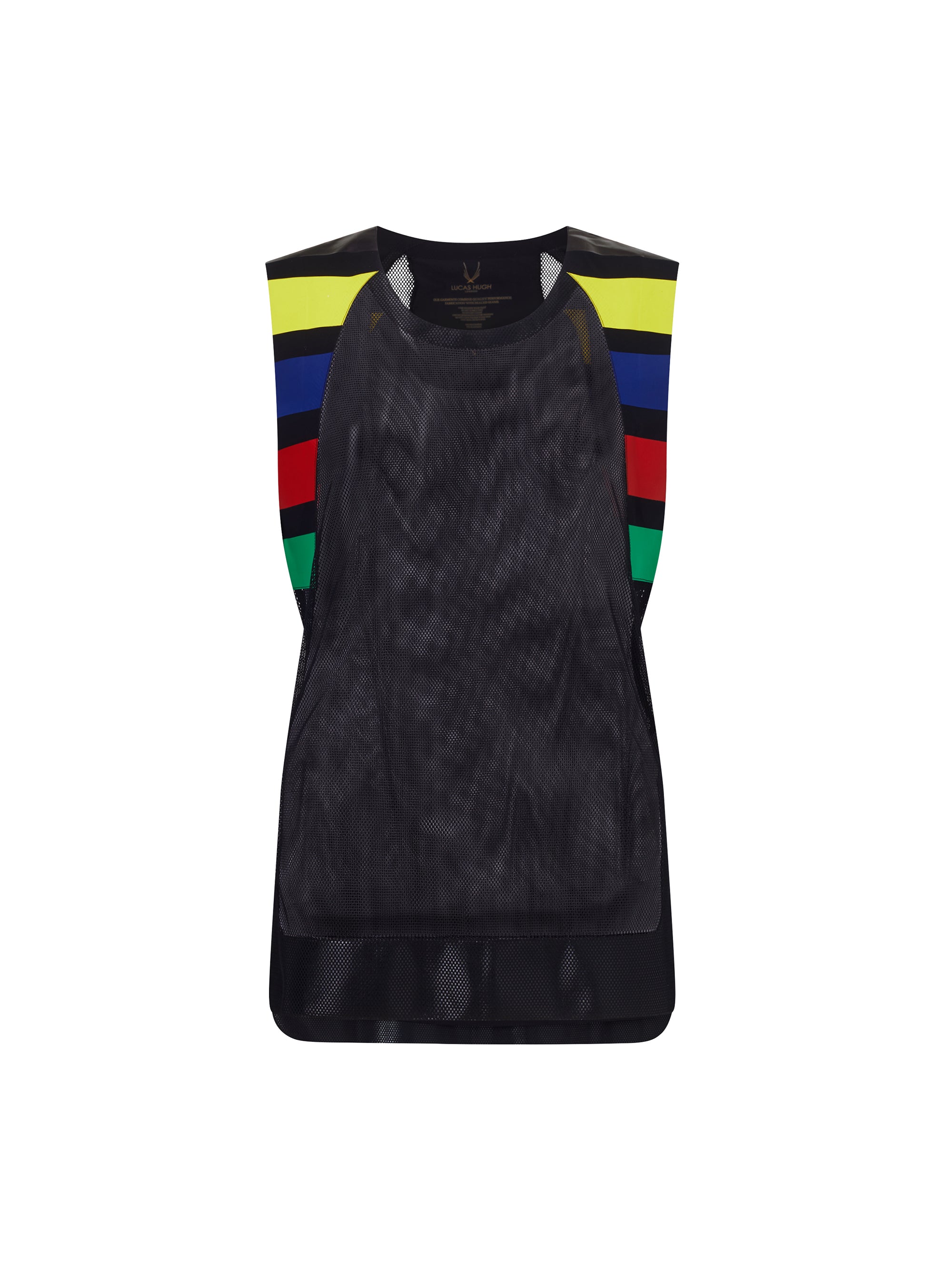 Lucas Hugh Odyssey V2 canotta mesh nera traspirante