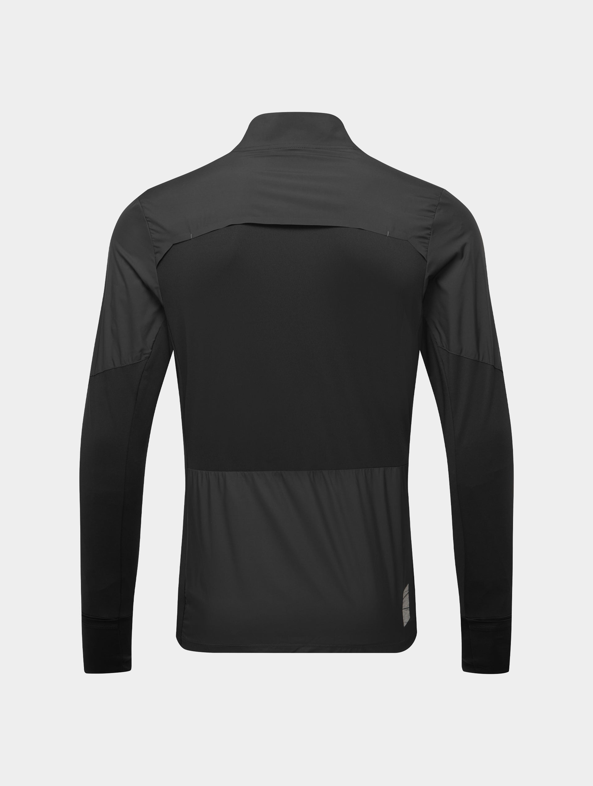 Ronhill Tech Wind-Block mezza zip running nera all black