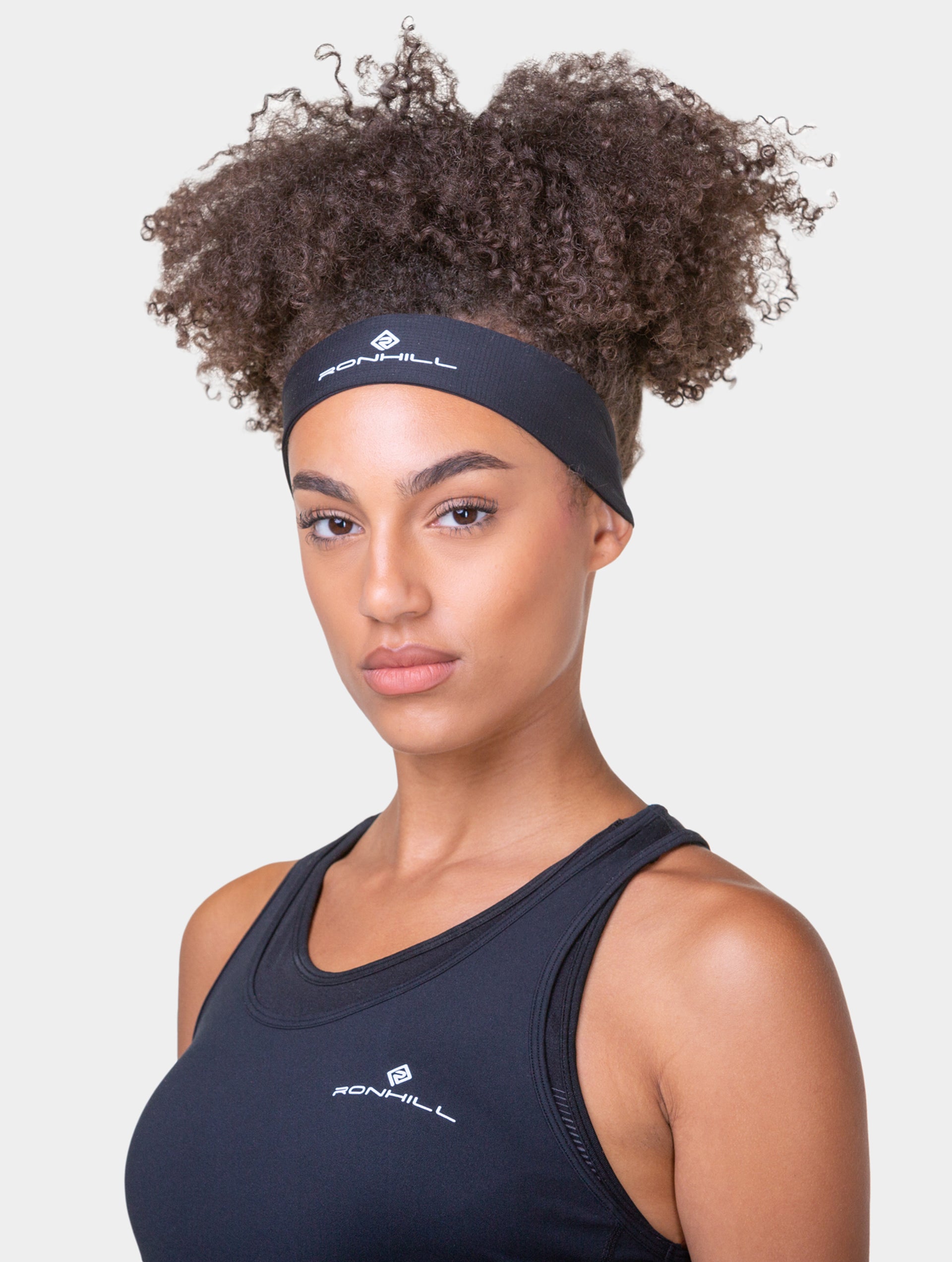 Ronhill Lightweight Headband fascia All Black