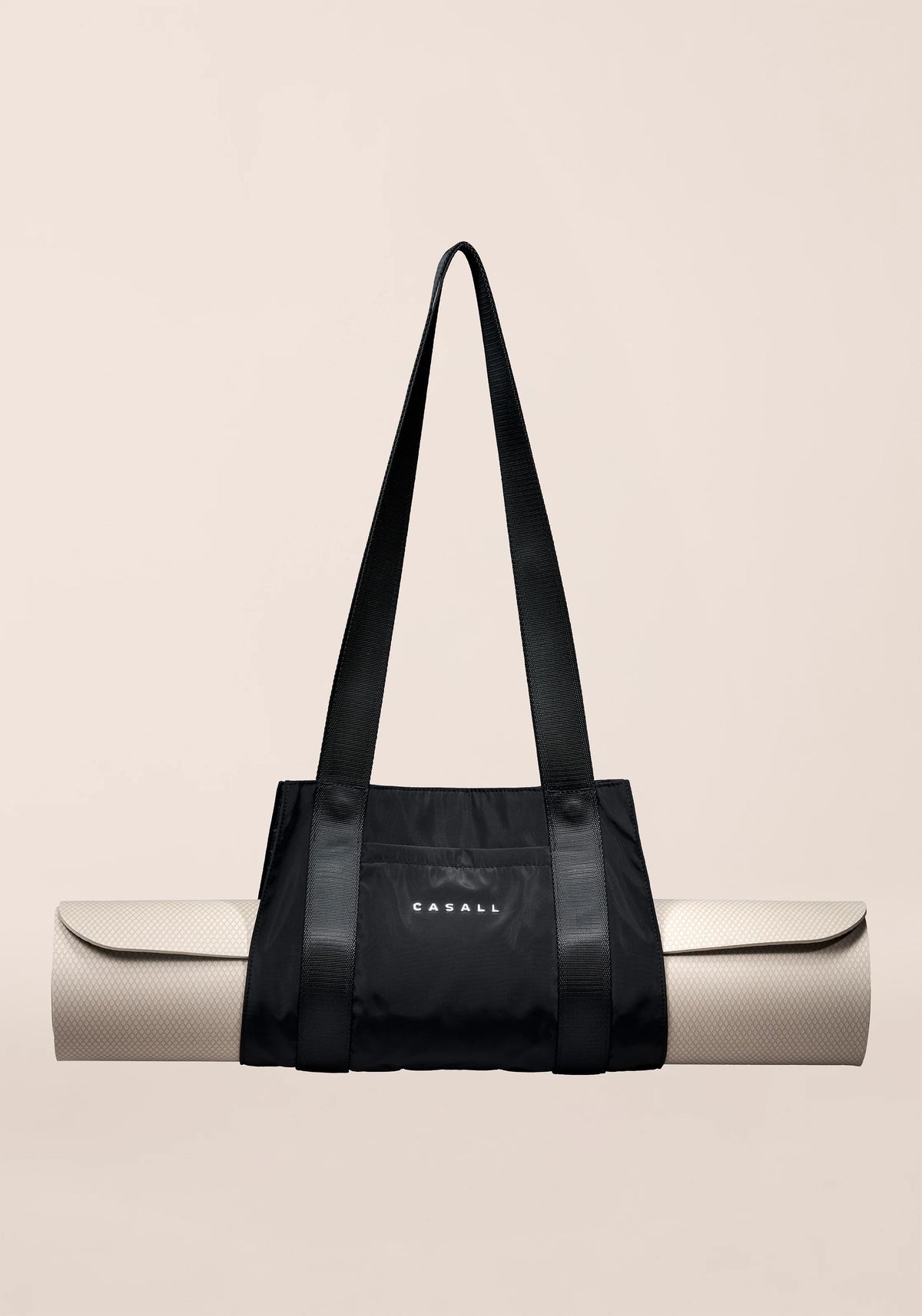 Casall Yoga Mat Carrier borsa tappetino yoga nera riciclata
