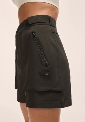Casall Outdoor Active Shorts pantaloncini Neri con tasche