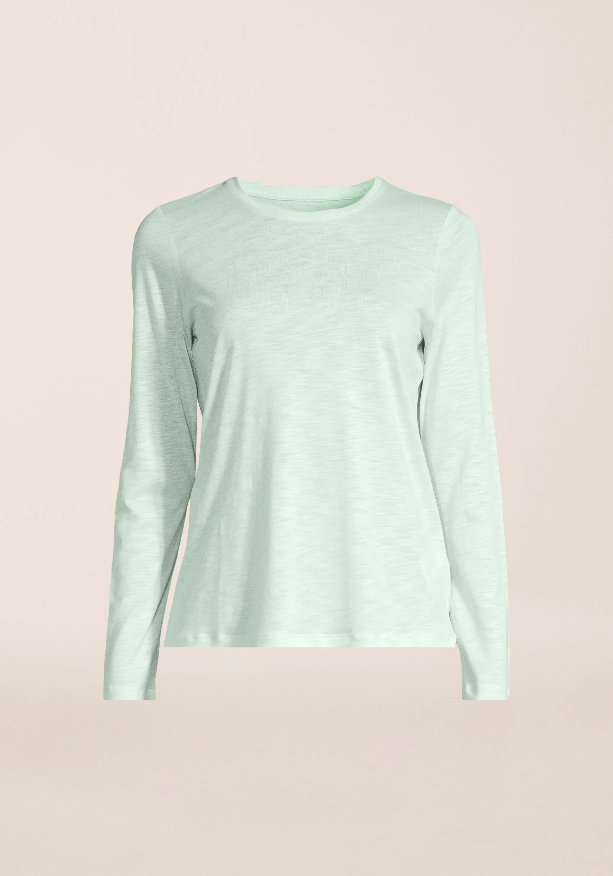 Casall Soft Texture Long Sleeve maglia misty green yoga