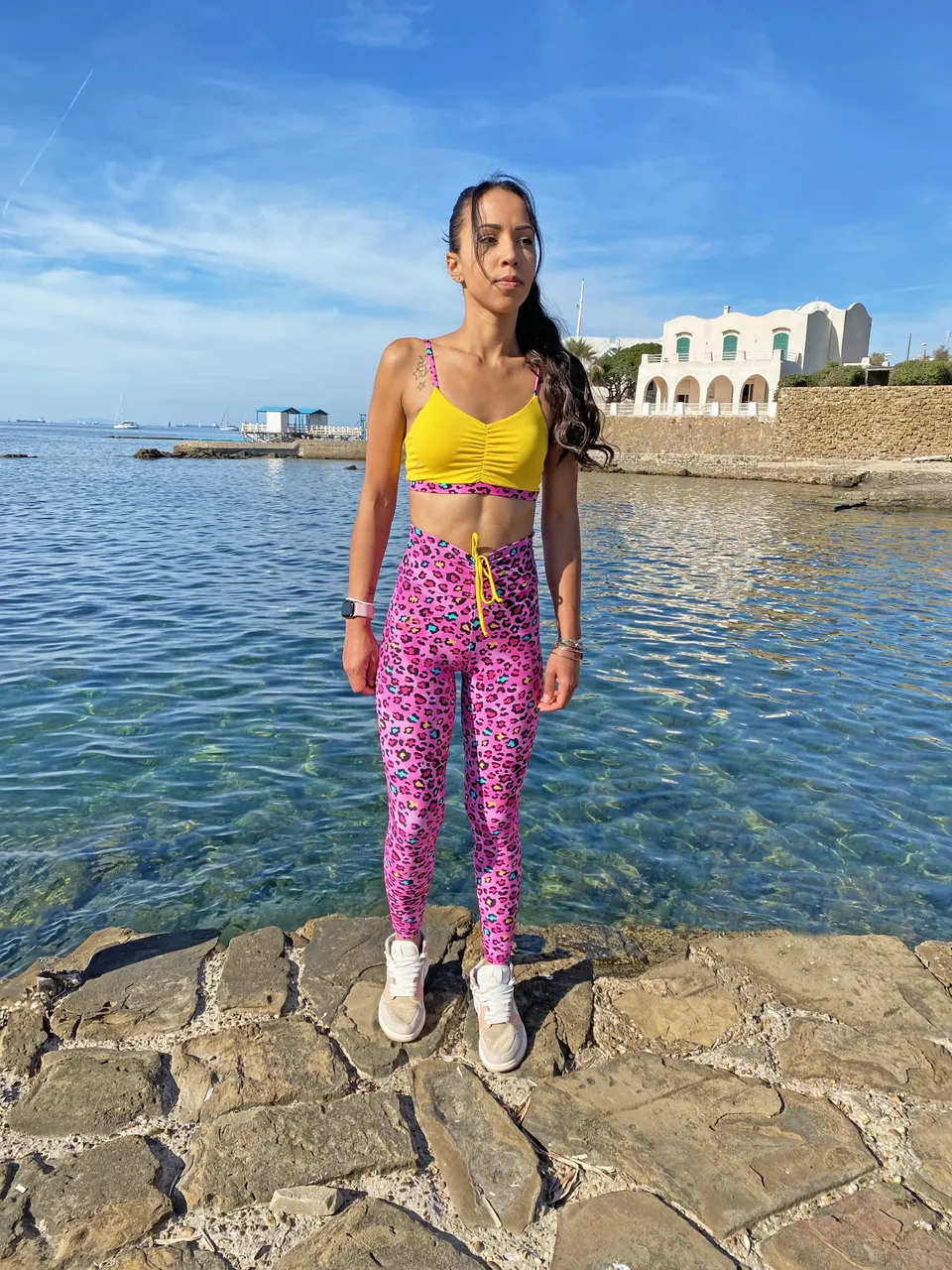 VB Daisy legging leopardato traspirante