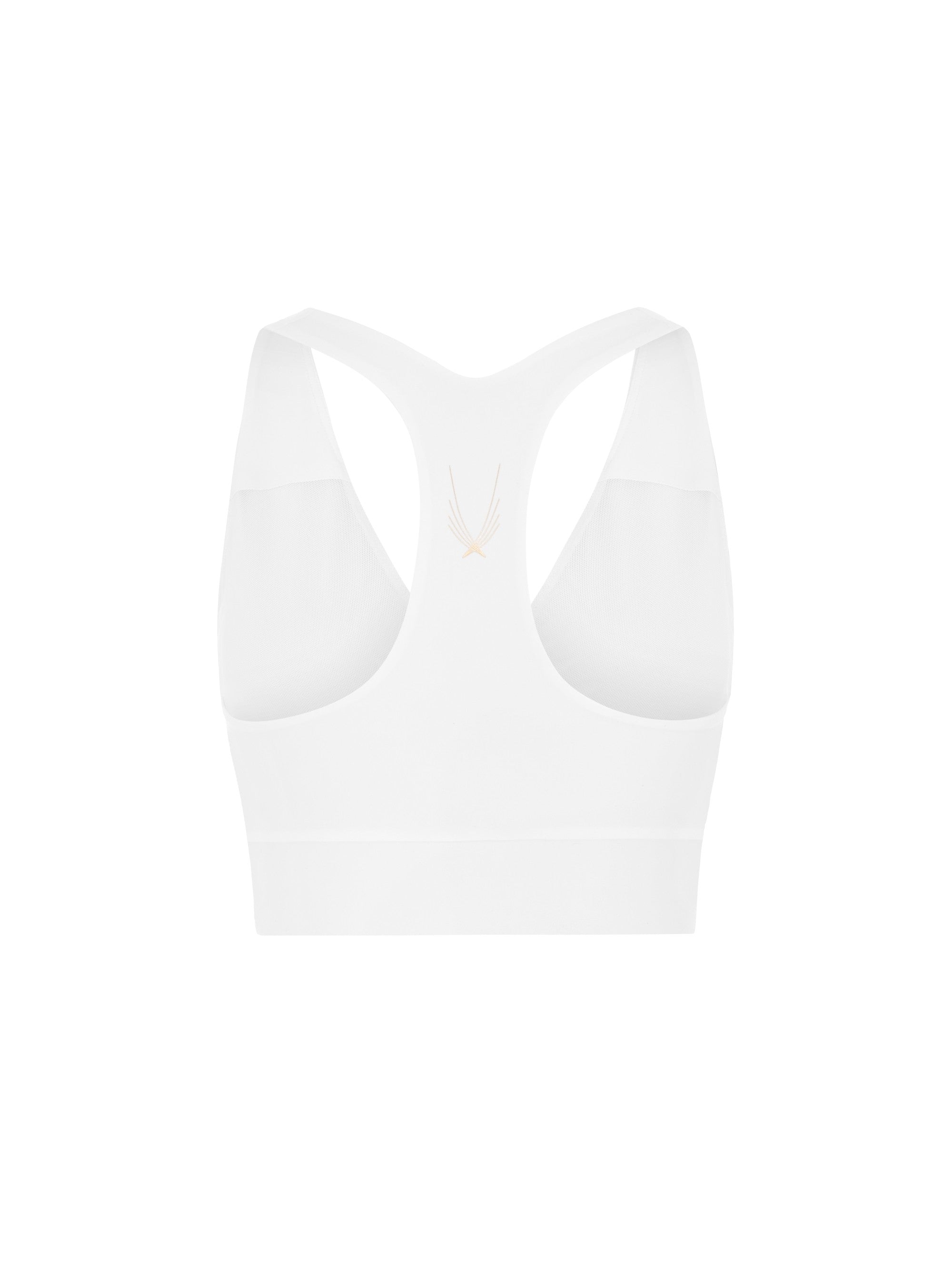 Lucas Hugh Aircut reggiseno sportivo bianco morbido