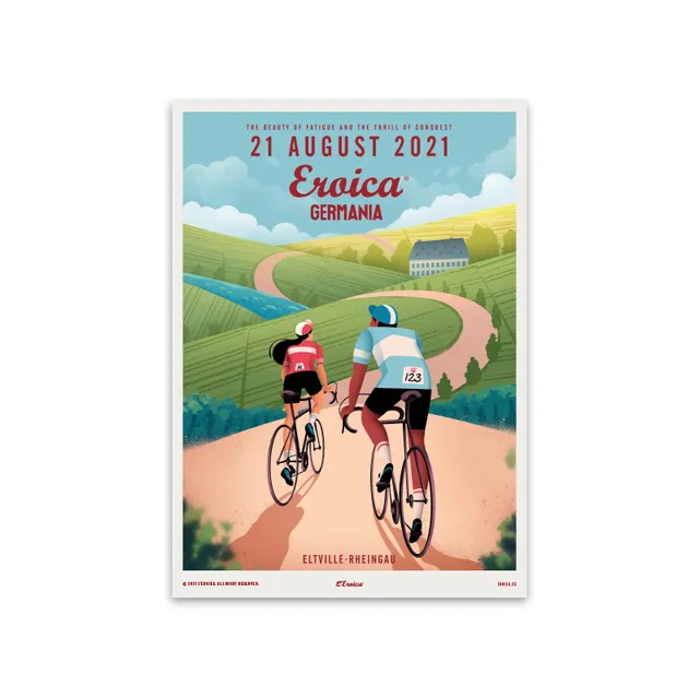 L'Eroica Germania 2021 poster evento da collezione