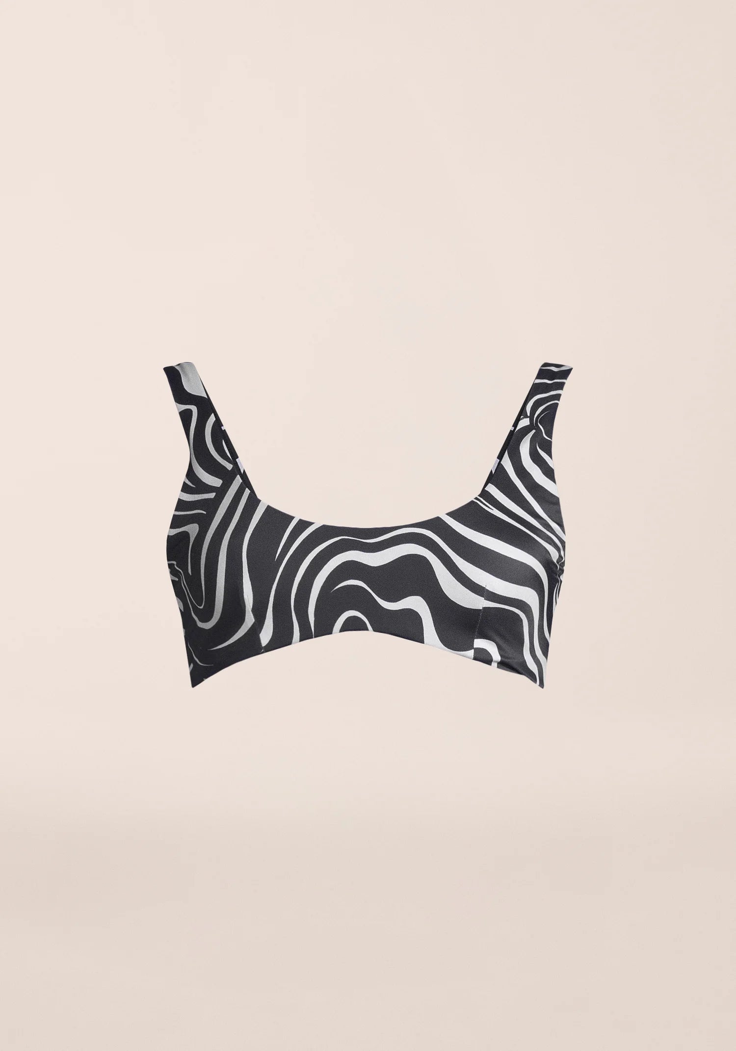 Casall Swirl U-Shape top bikini Nuboho Swirl scollo U