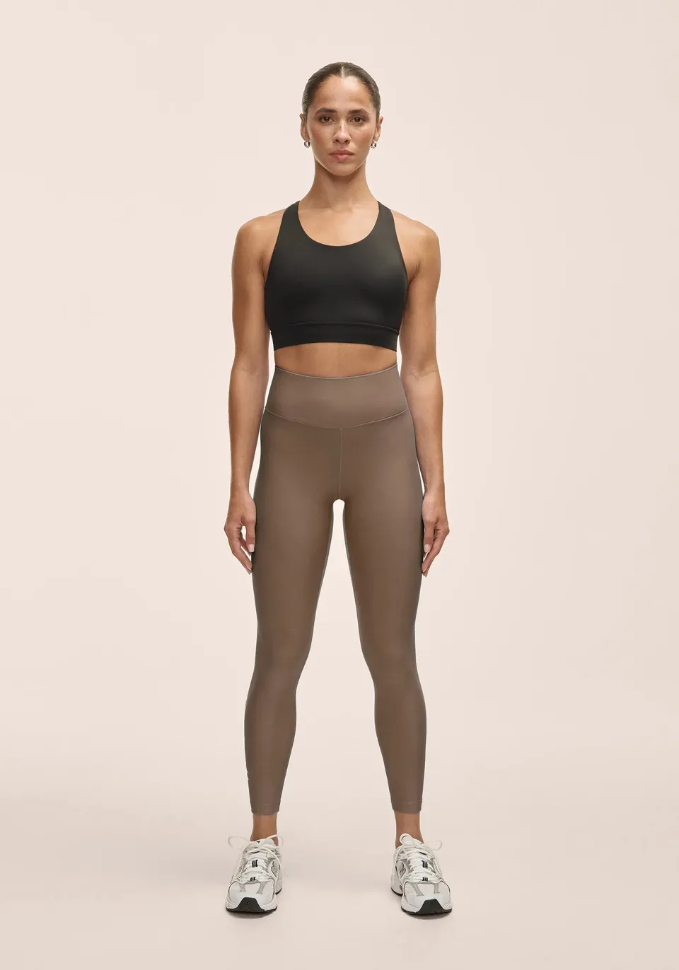 Casall Graphic High Waist leggings kaki vita alta