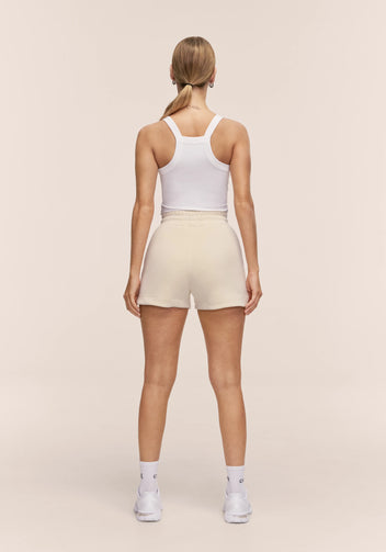 Casall Peachy Shorts pantaloncini lamb white morbidi