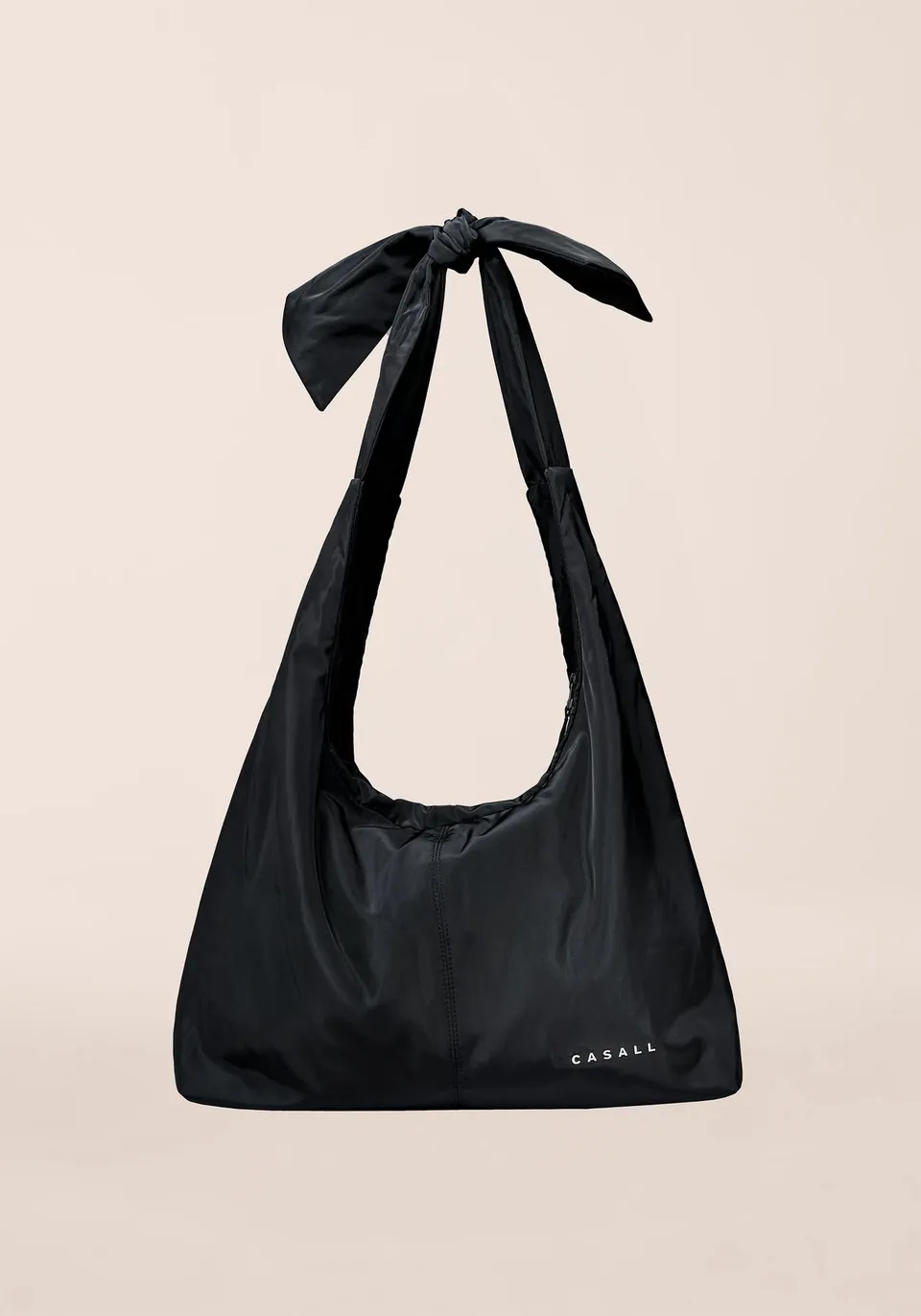 Casall Tied Up Daily Tote Bag borsa nera palestra