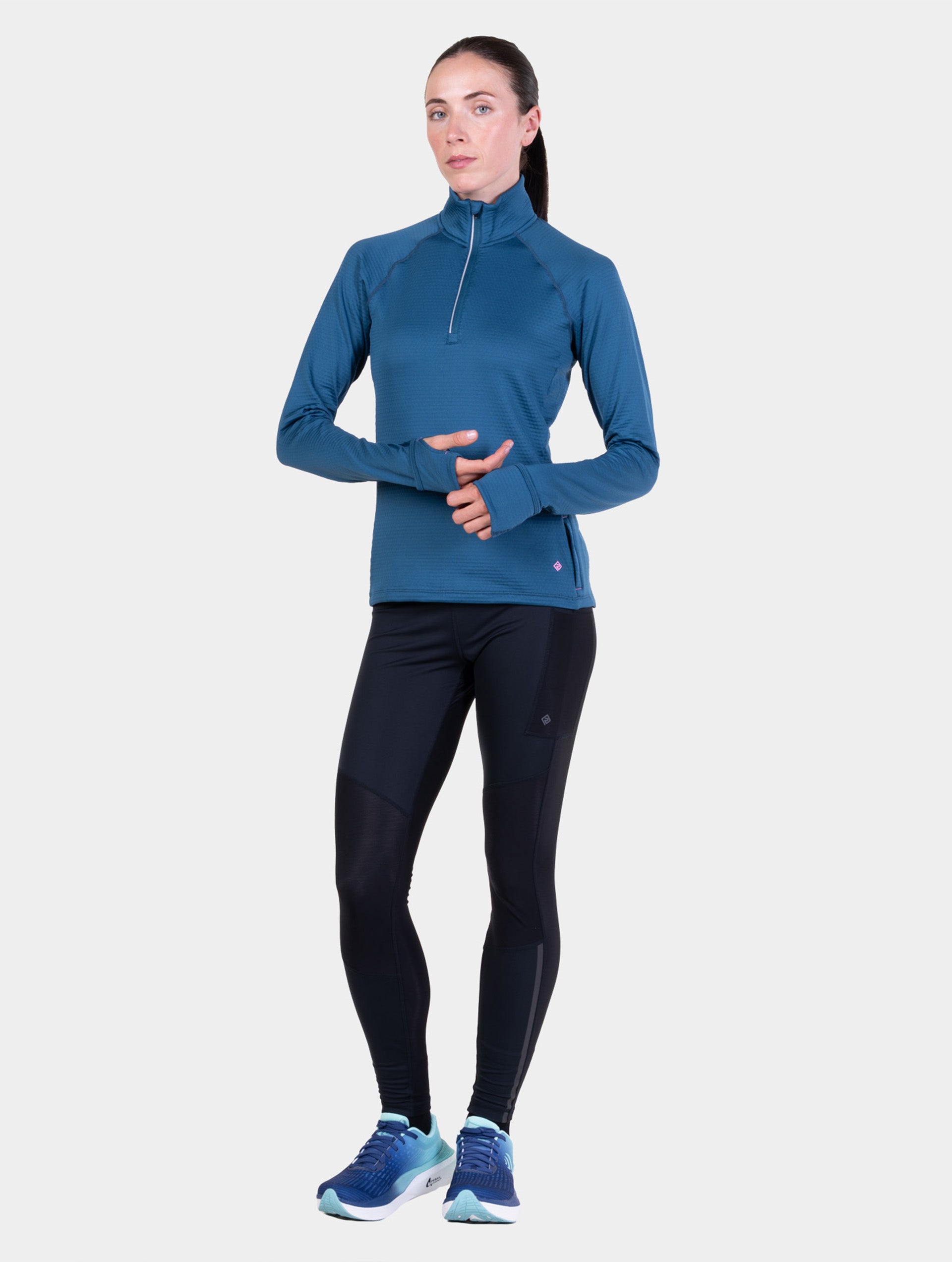 Ronhill Tech Winter 1/2 Zip maglia running donna termica