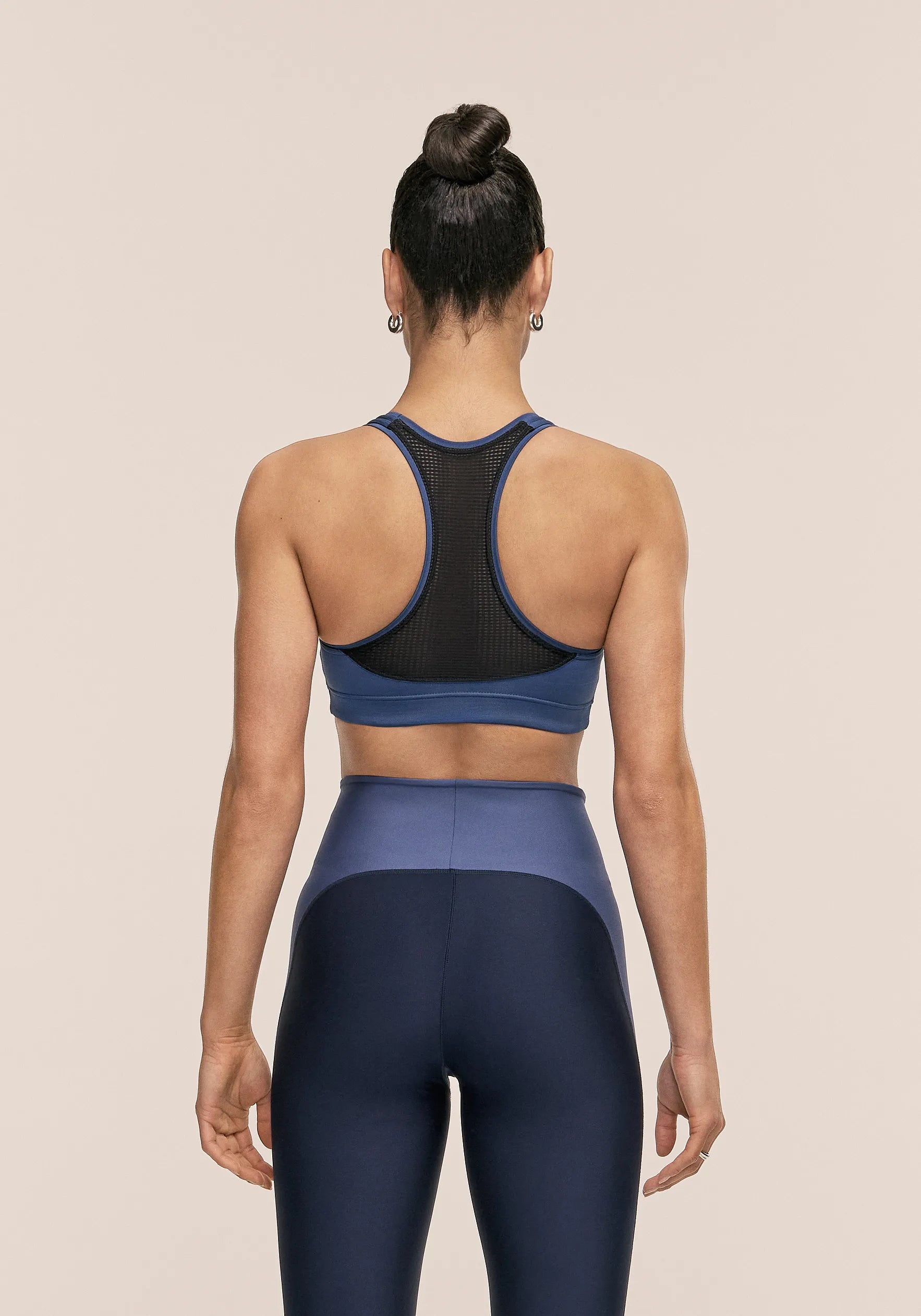 Casall Iconic Sports Bra top Blue Shadow alto sostegno
