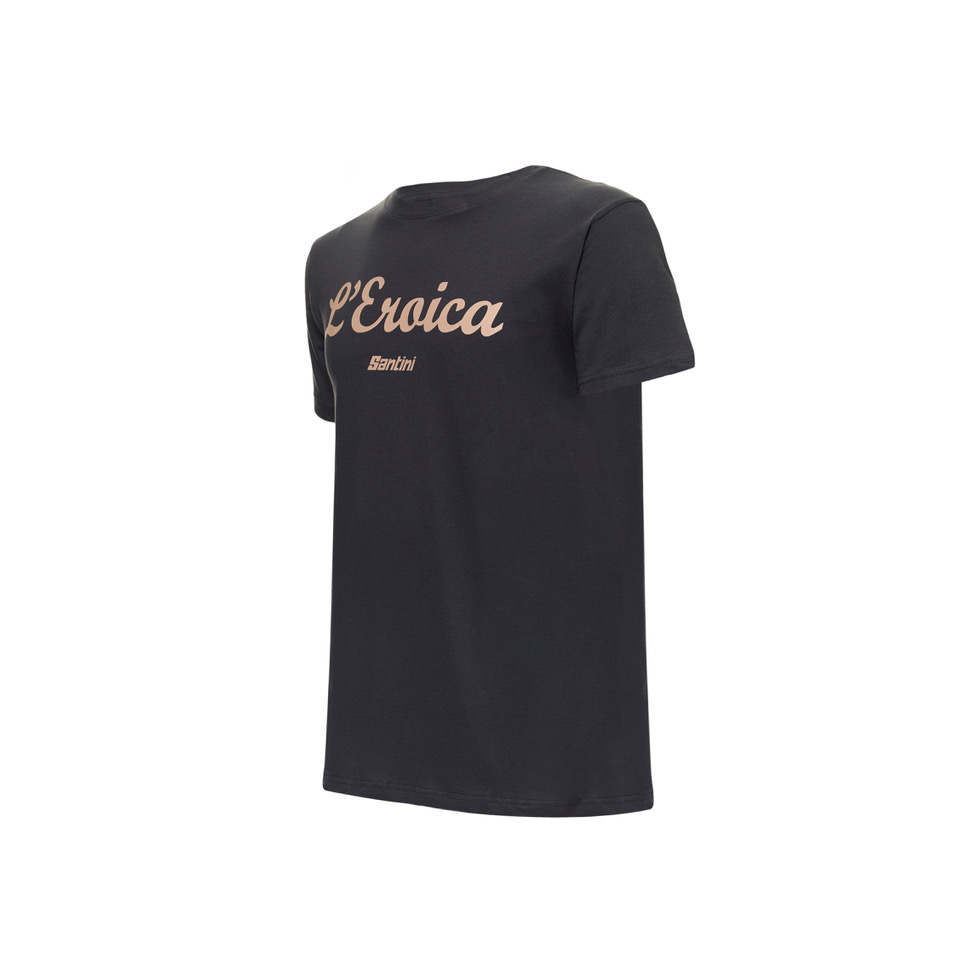L'Eroica t-shirt cotone grigia vestibilità regolare