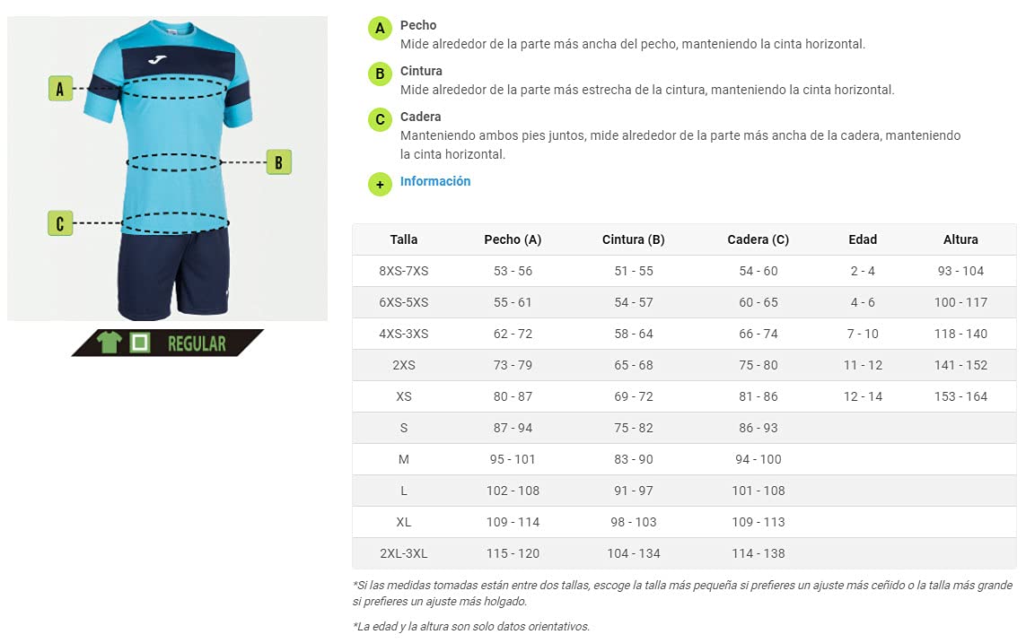 Joma Academy II completo uomo M giallo fluo traspirante
