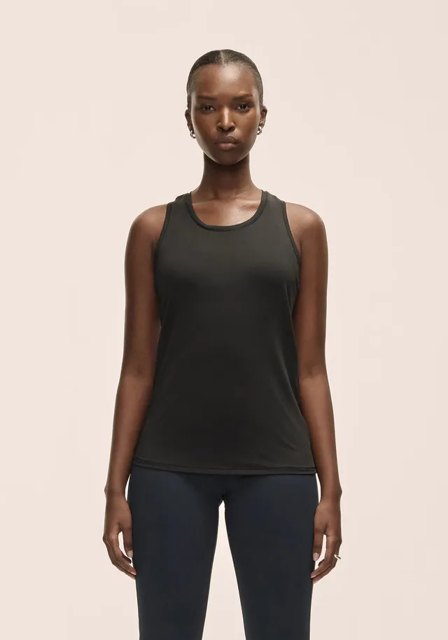 Casall Essential Racerback Tank canotta nera traspirante