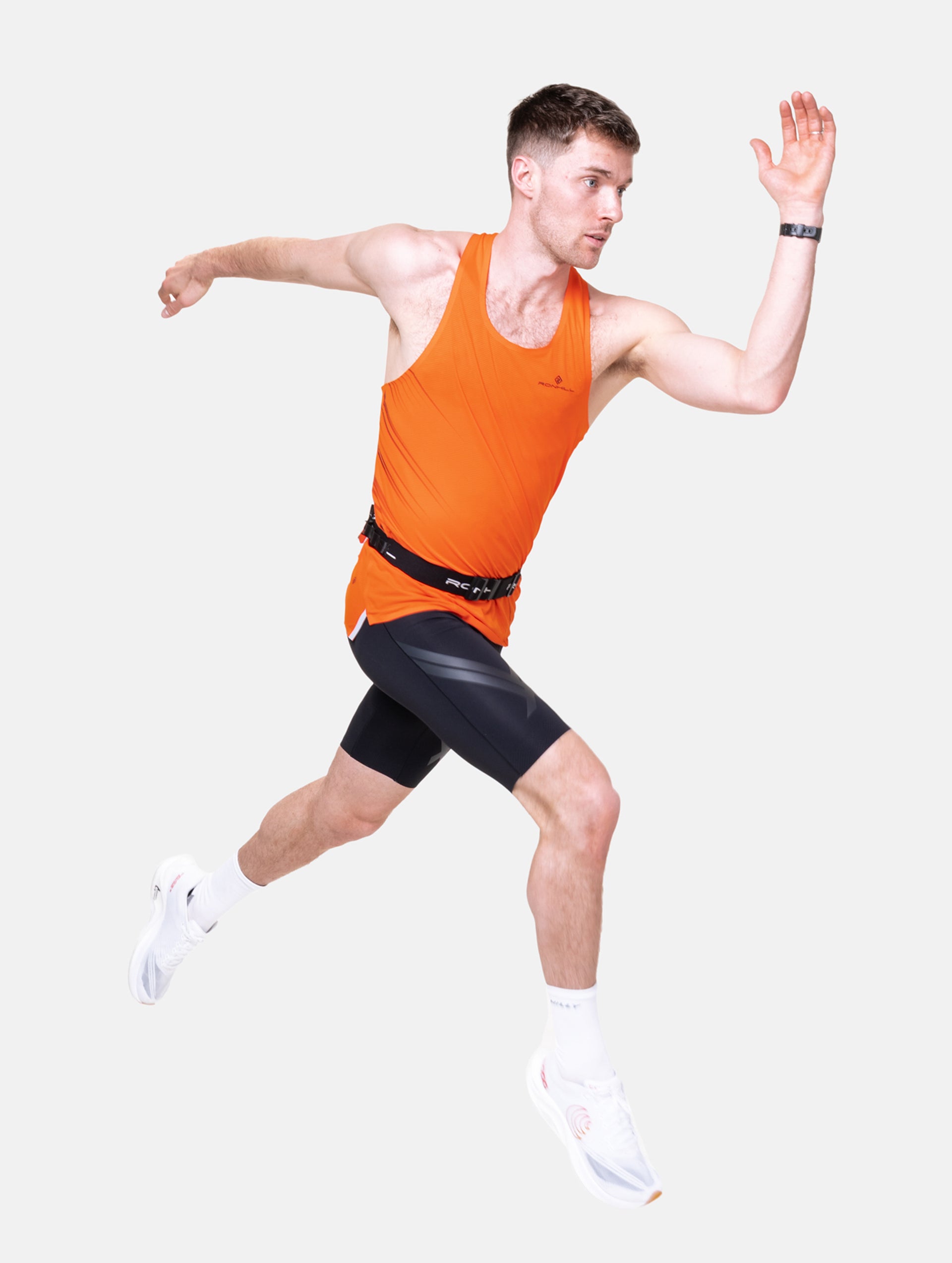 Ronhill Race cintura running nera porta essenziali