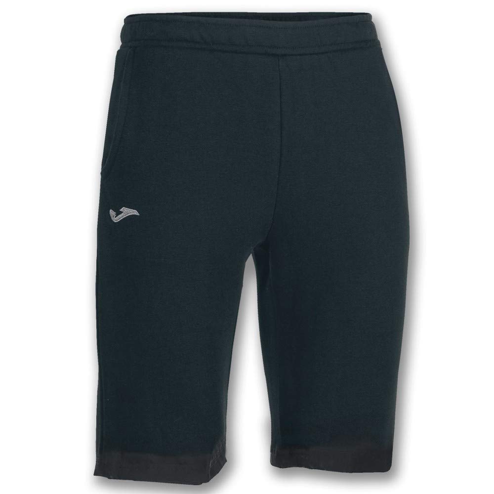 Joma Terry Bermuda Bambino Nero Traspirante