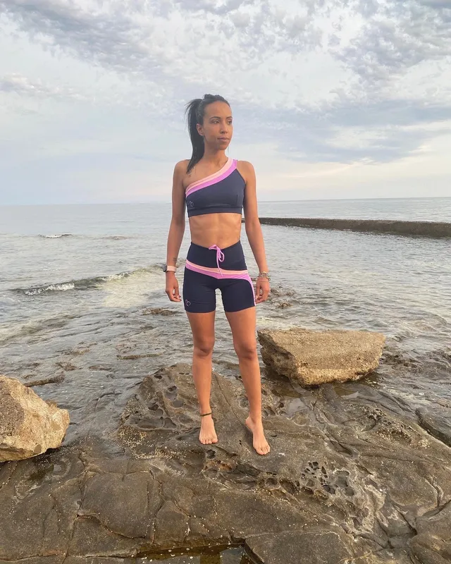 VB Fantasy short fitness in tessuto tecnico
