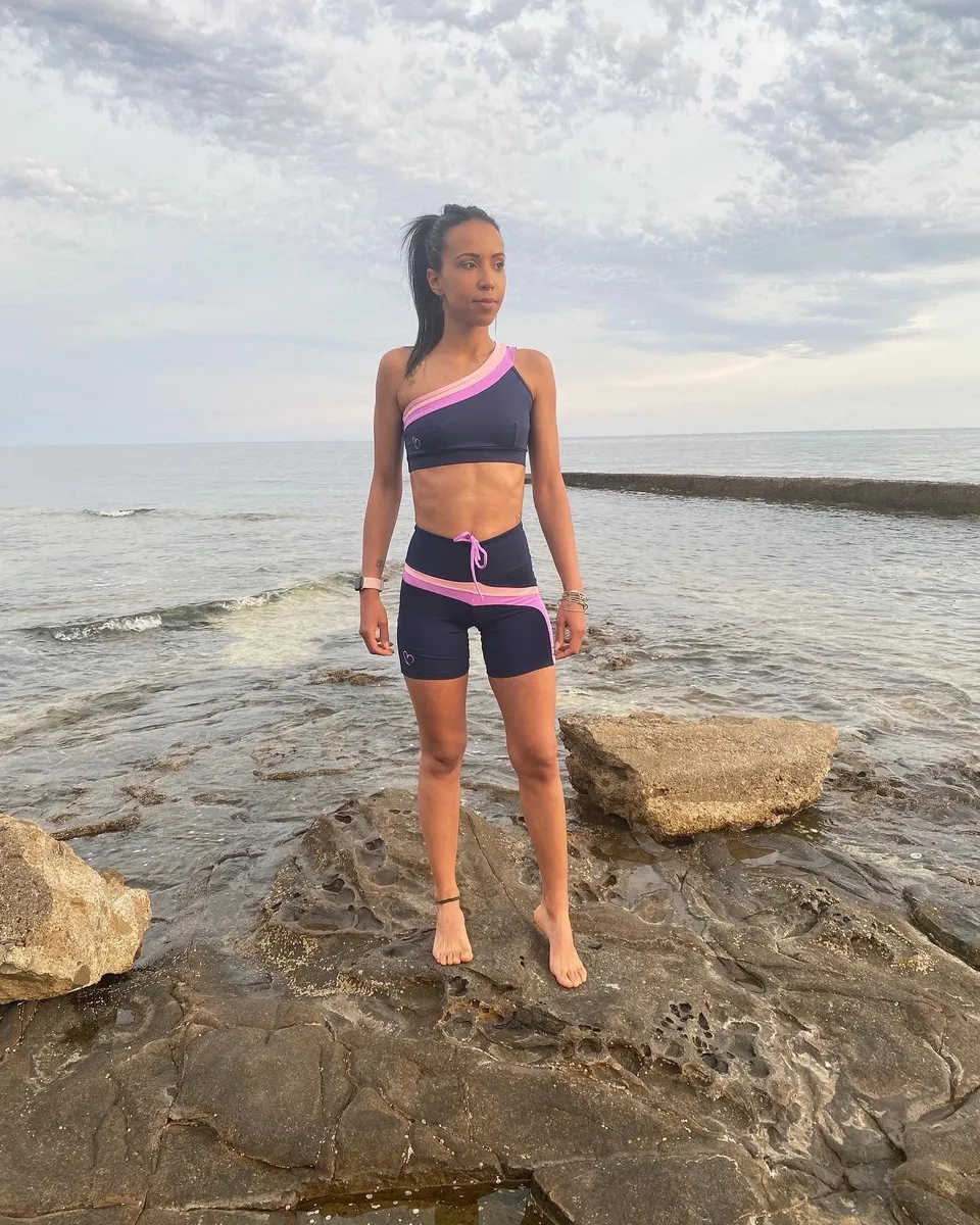VB Fantasy short fitness in tessuto tecnico