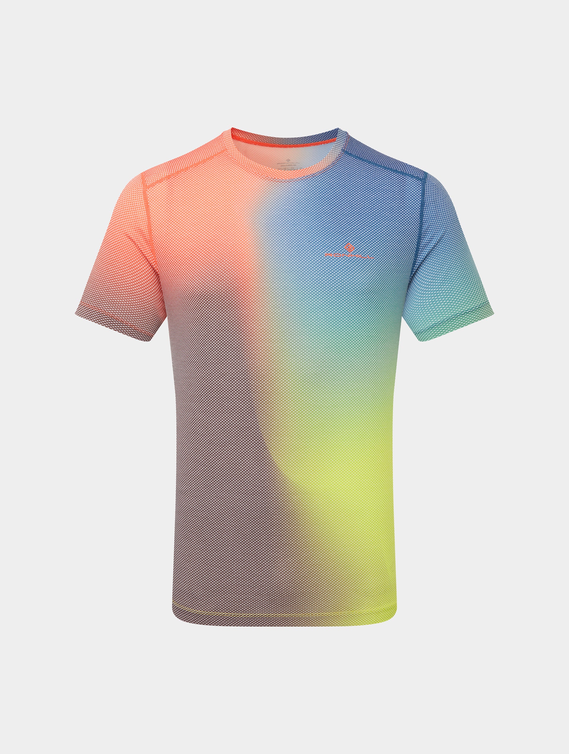 Ronhill Tech Golden Hour t-shirt running Ronhill Red fresca