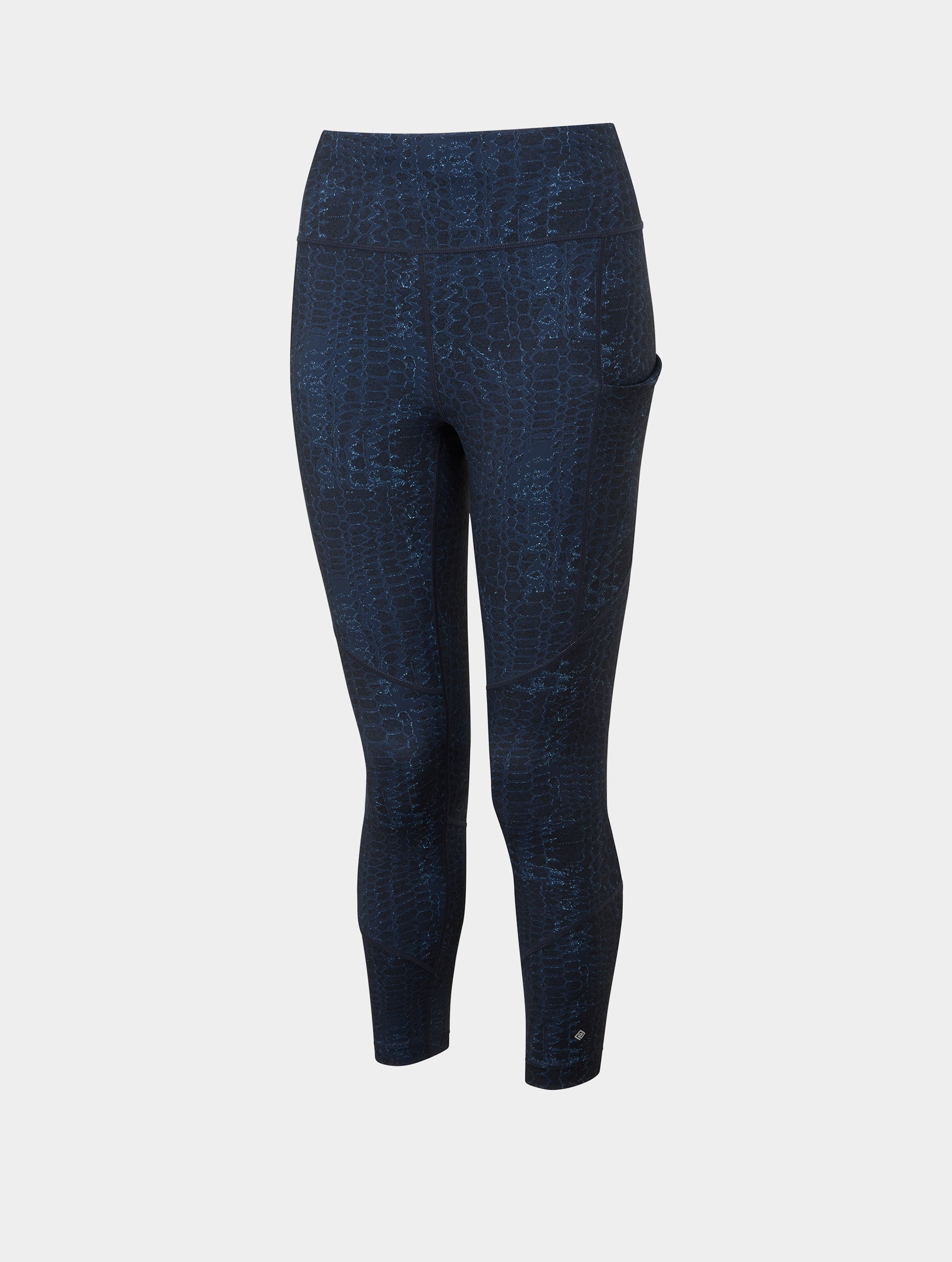 Ronhill Tech 7/8 Tight Leggings Running Donna Evening Haze con tasca