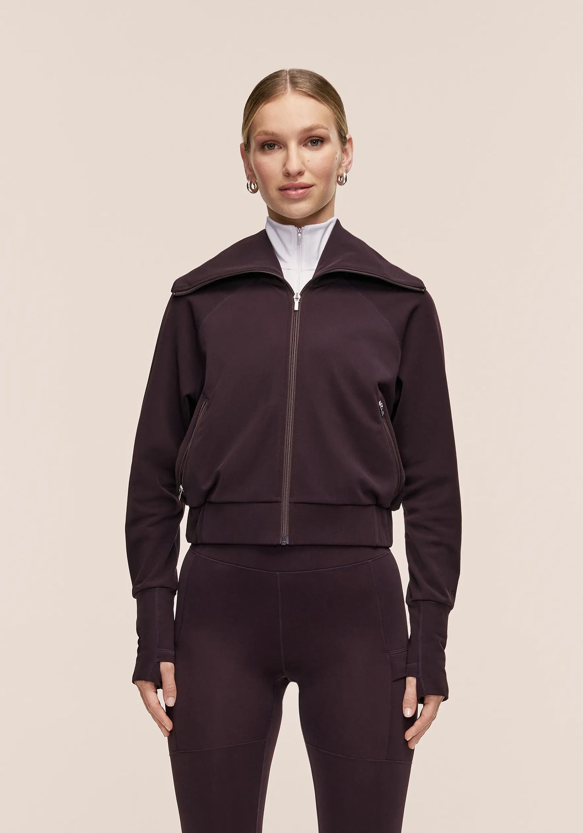 Casall Warm Training giacca allenamento dark cherry Moon termica