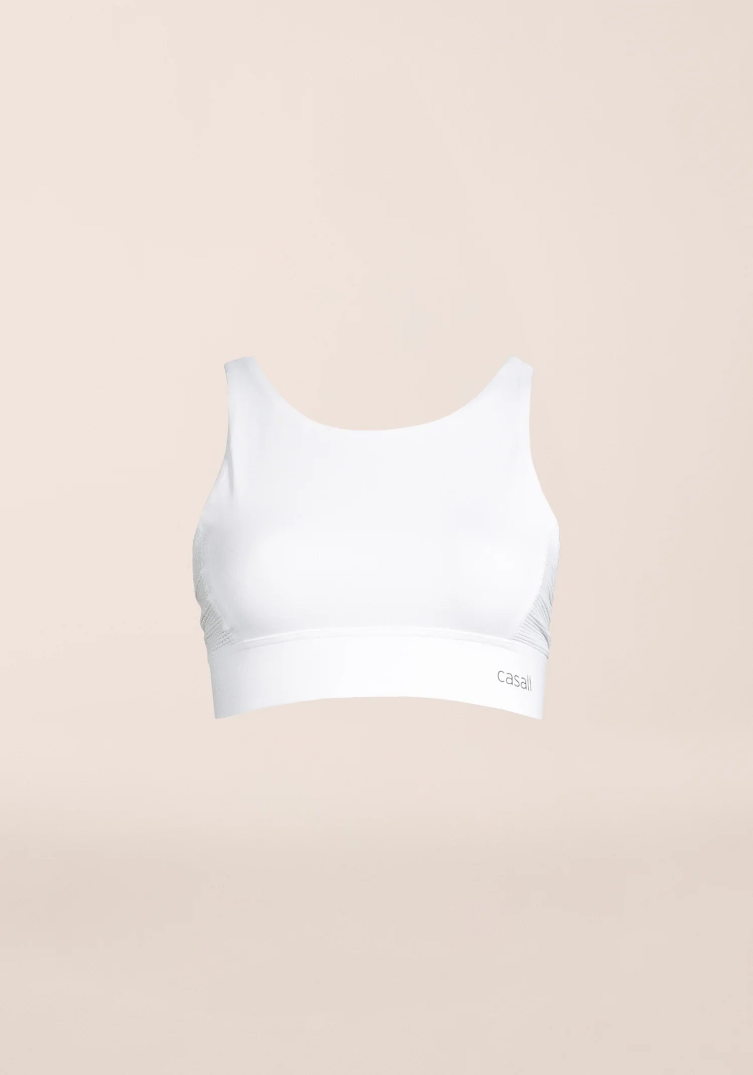 Casall Iconic Adjustable Sports Bra reggiseno bianco alto