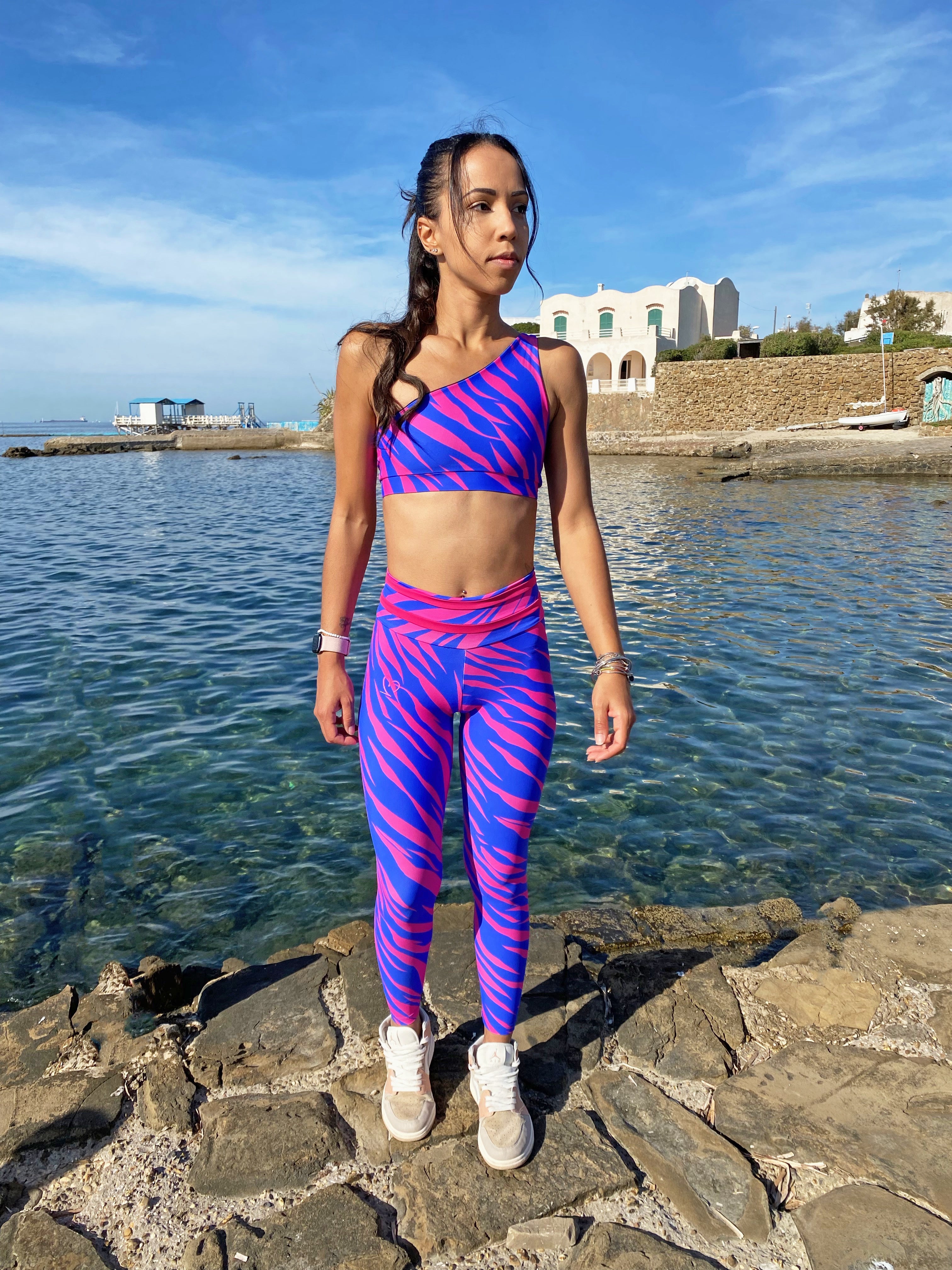VB Zebra Fucsia legging push up