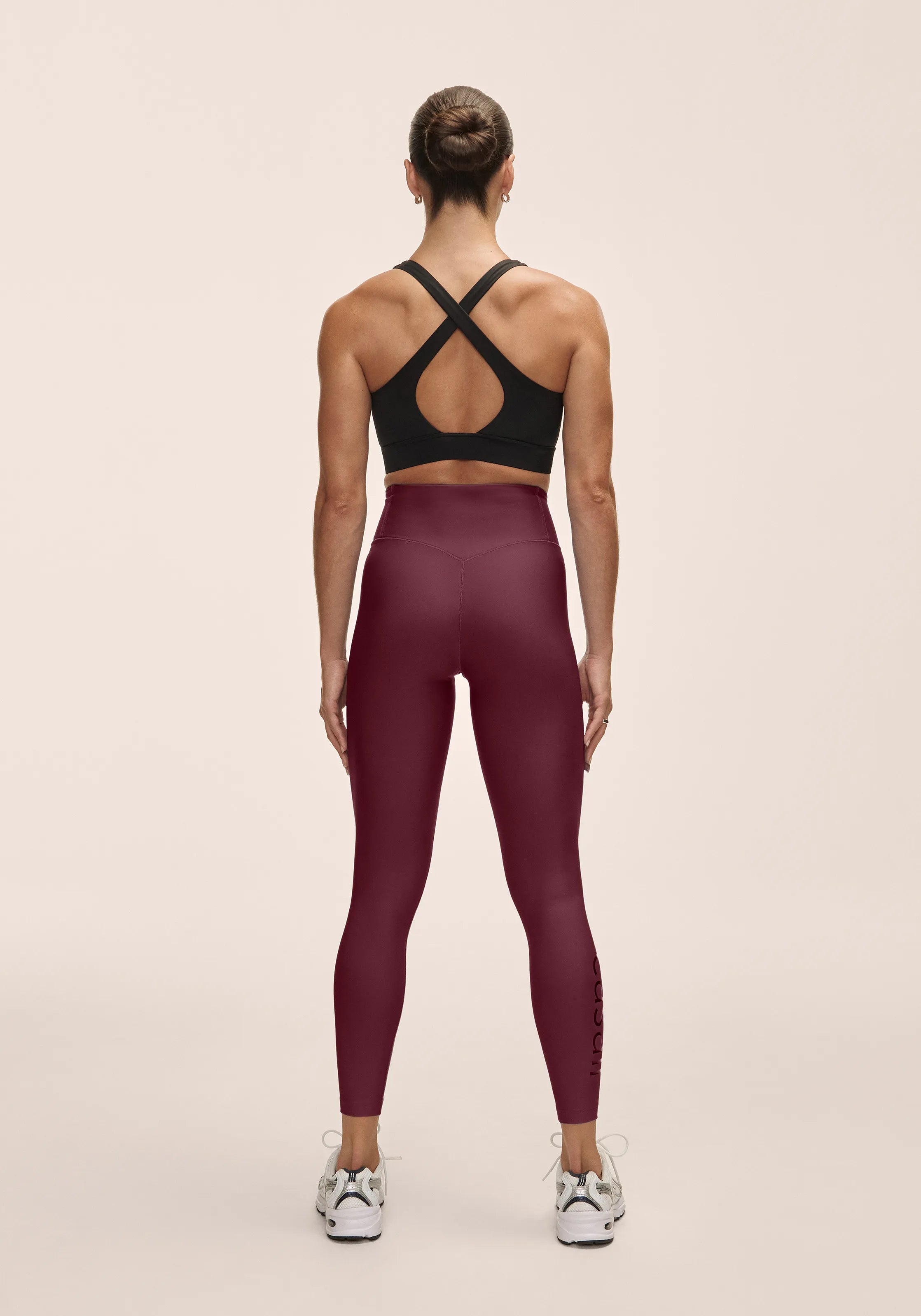Casall Graphic High Waist leggings Cherry Moon vita alta