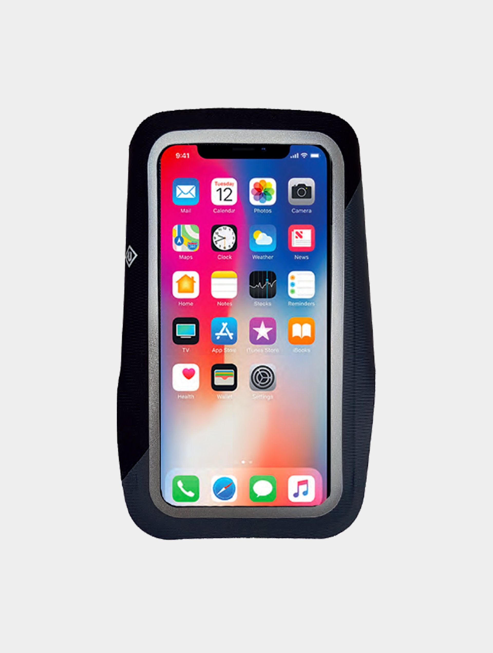 Ronhill Large Phone fascia porta telefono nero finestra touch