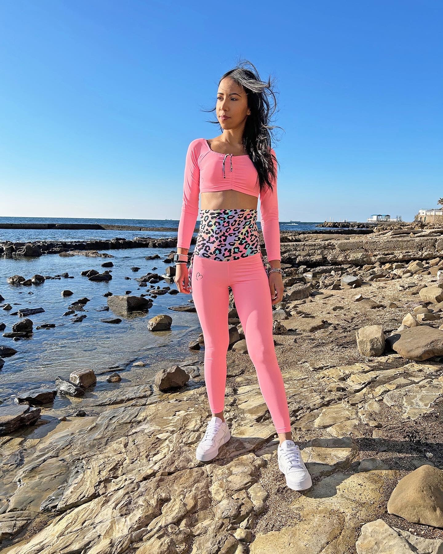 VB Legging Pink Legging Sportivo Elasticizzato