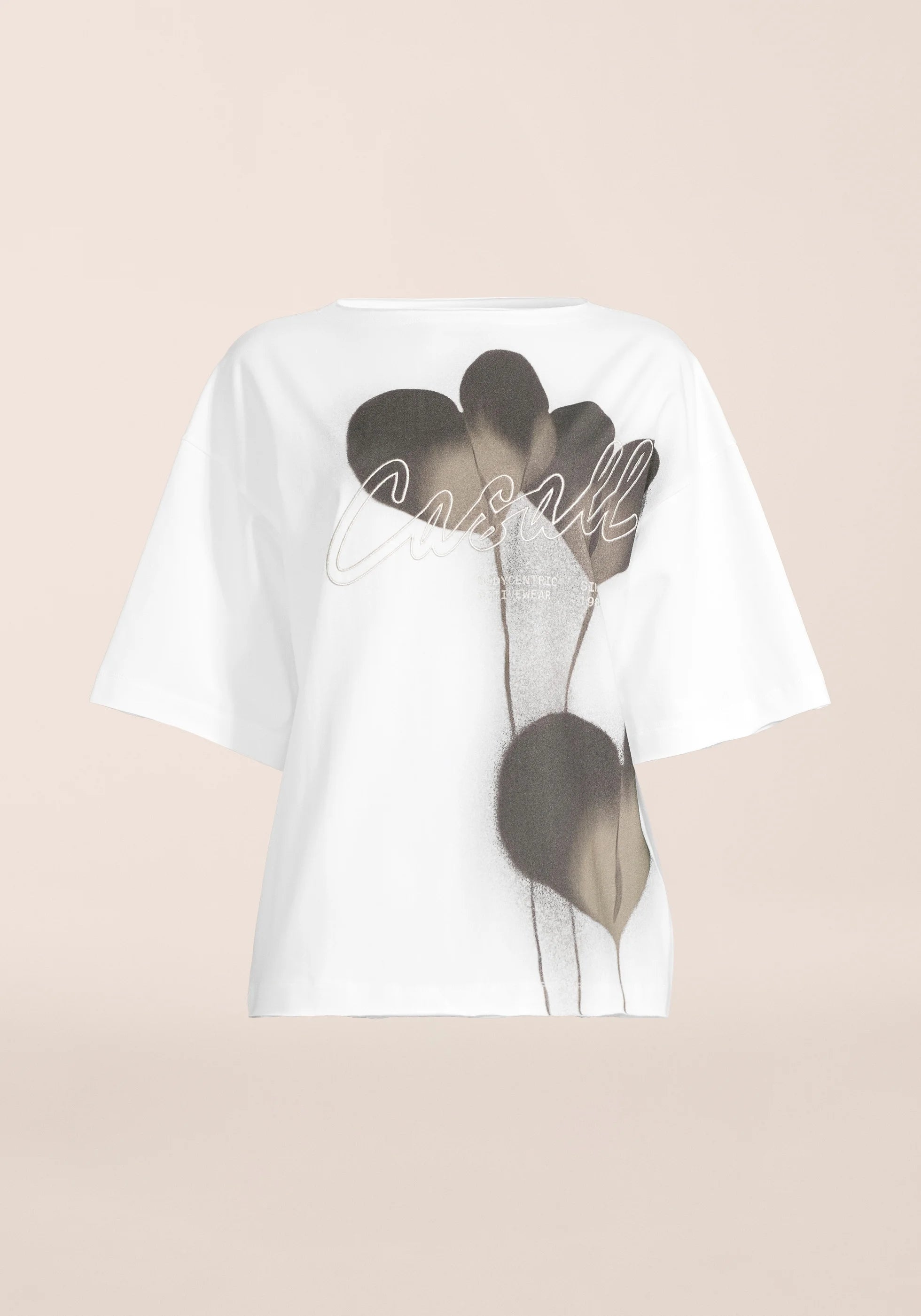 Casall Heavy Cotton Relaxed Tee t-shirt bianca cotone bio