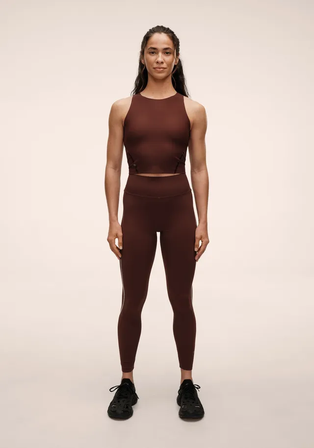 Casall Sculpture 3.0 leggings vita alta marrone shaping