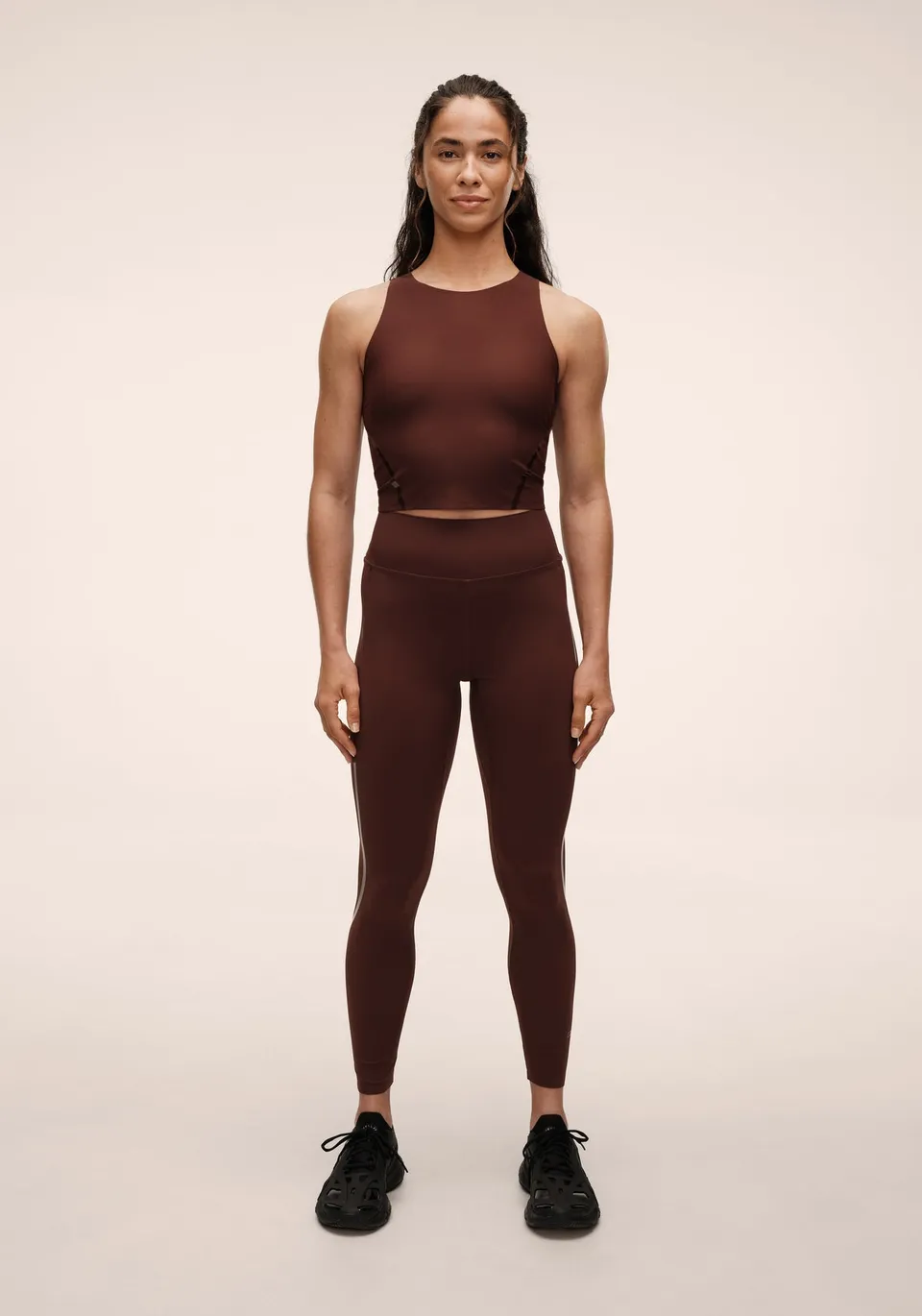Casall Sculpture 3.0 leggings vita alta marrone shaping