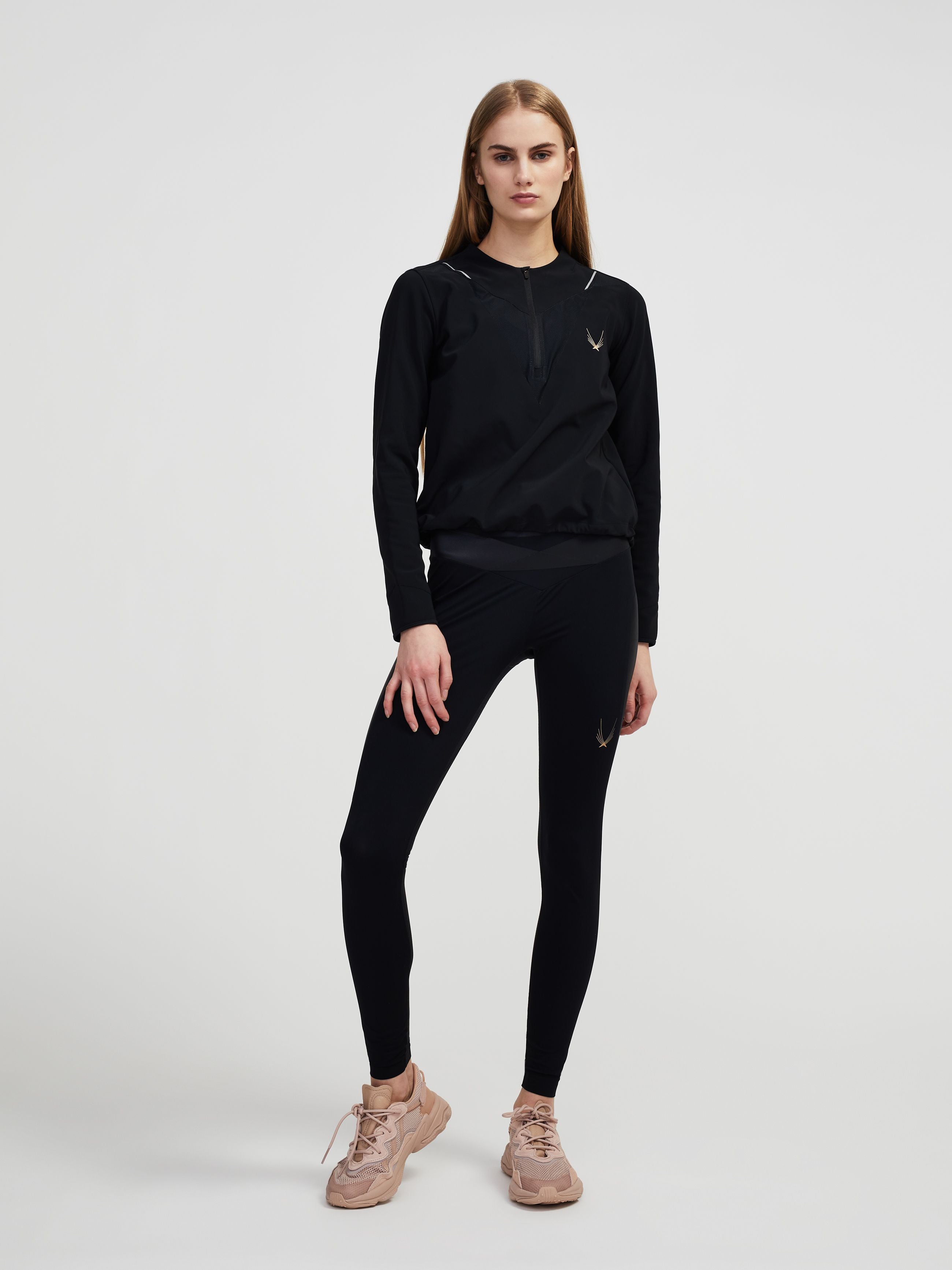 Lucas Hugh Technical Jumper felpa running nero termoregolante