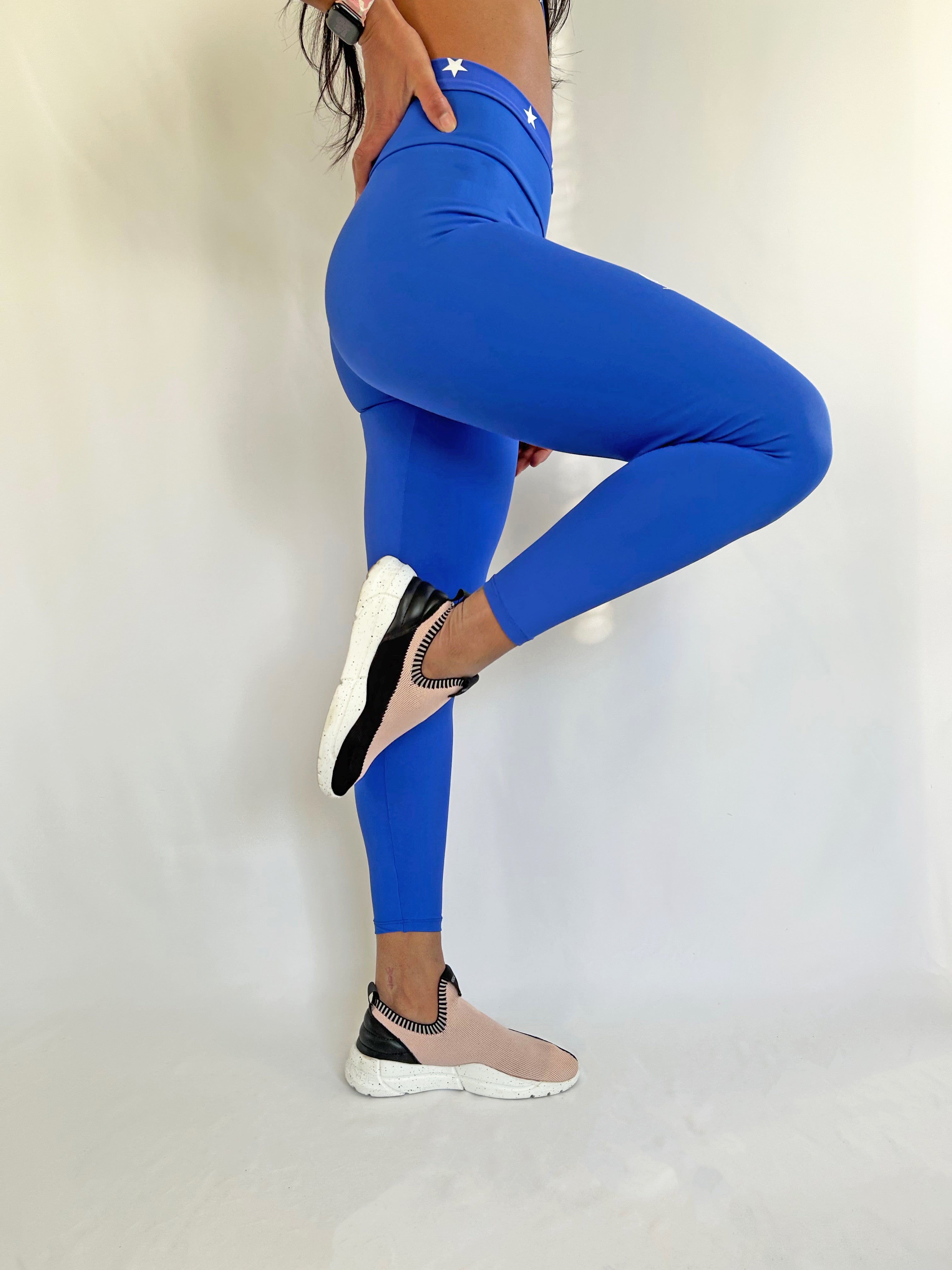 VB Star leggings vita alta e bassa traspirante