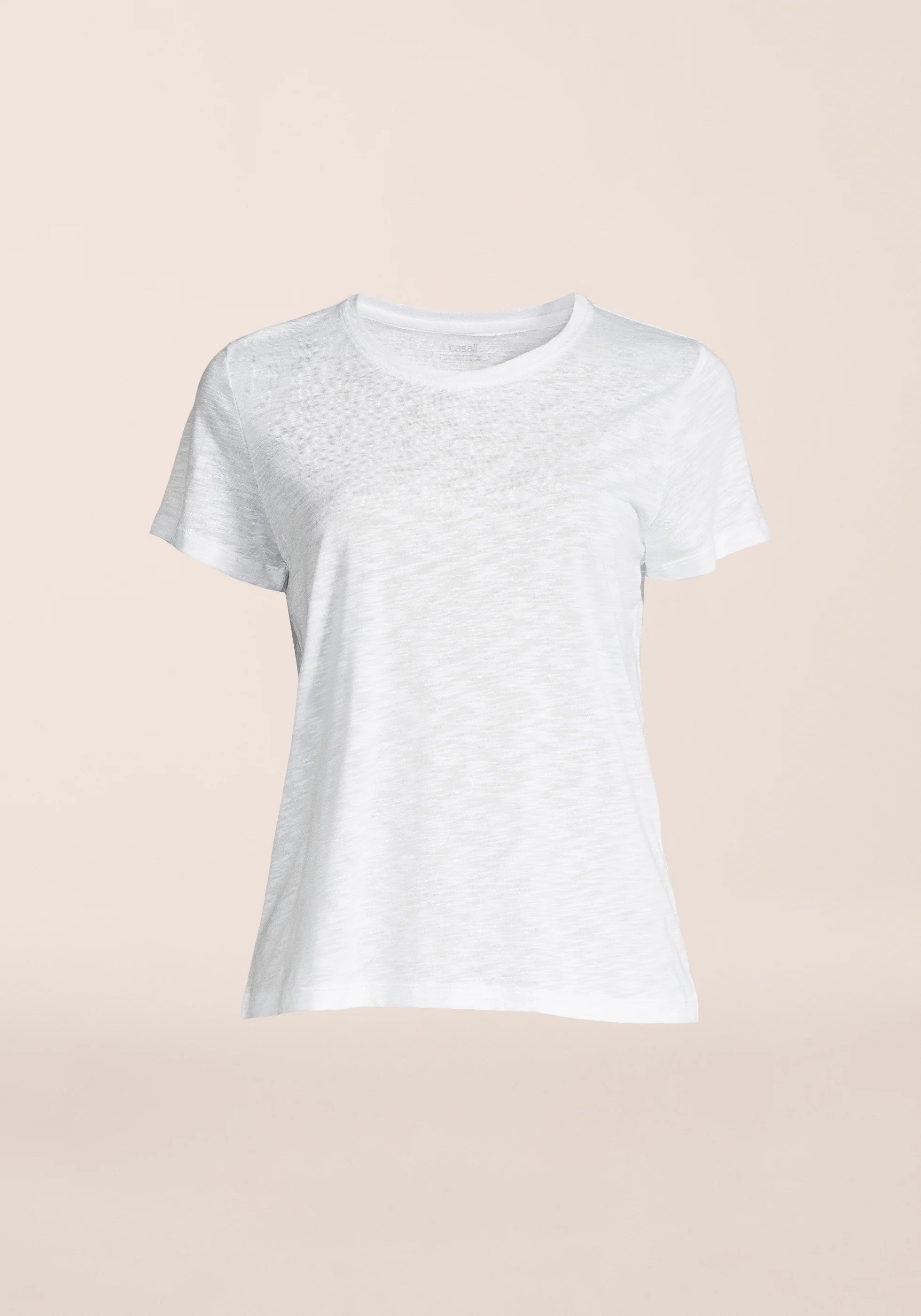 Casall Soft Texture Tee maglietta bianco Tencel