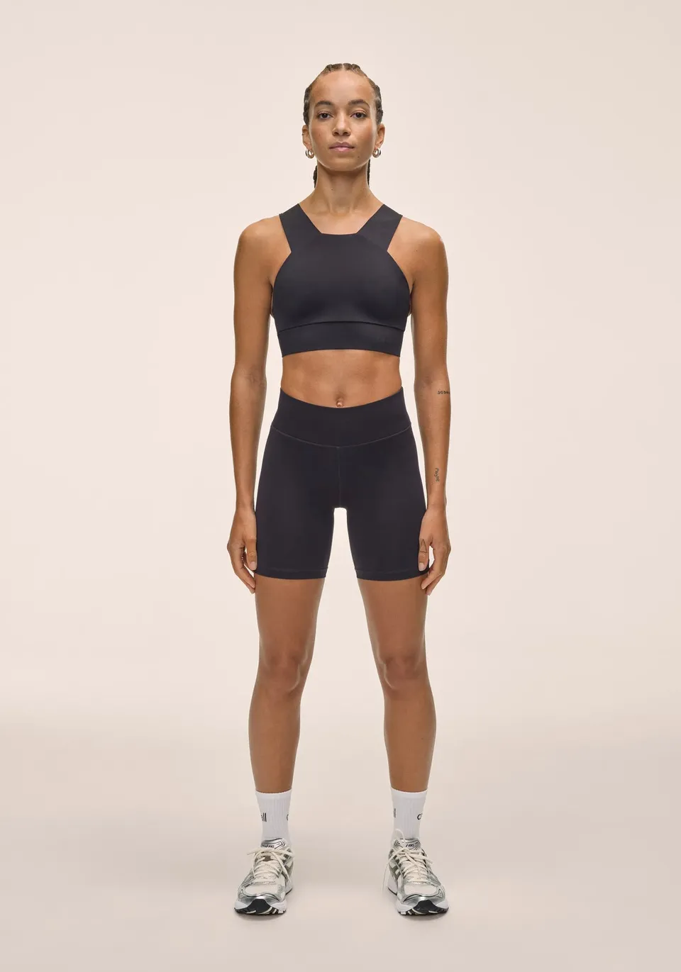 Casall Essential Biker shorts biker nero vita regolare elasticizzato