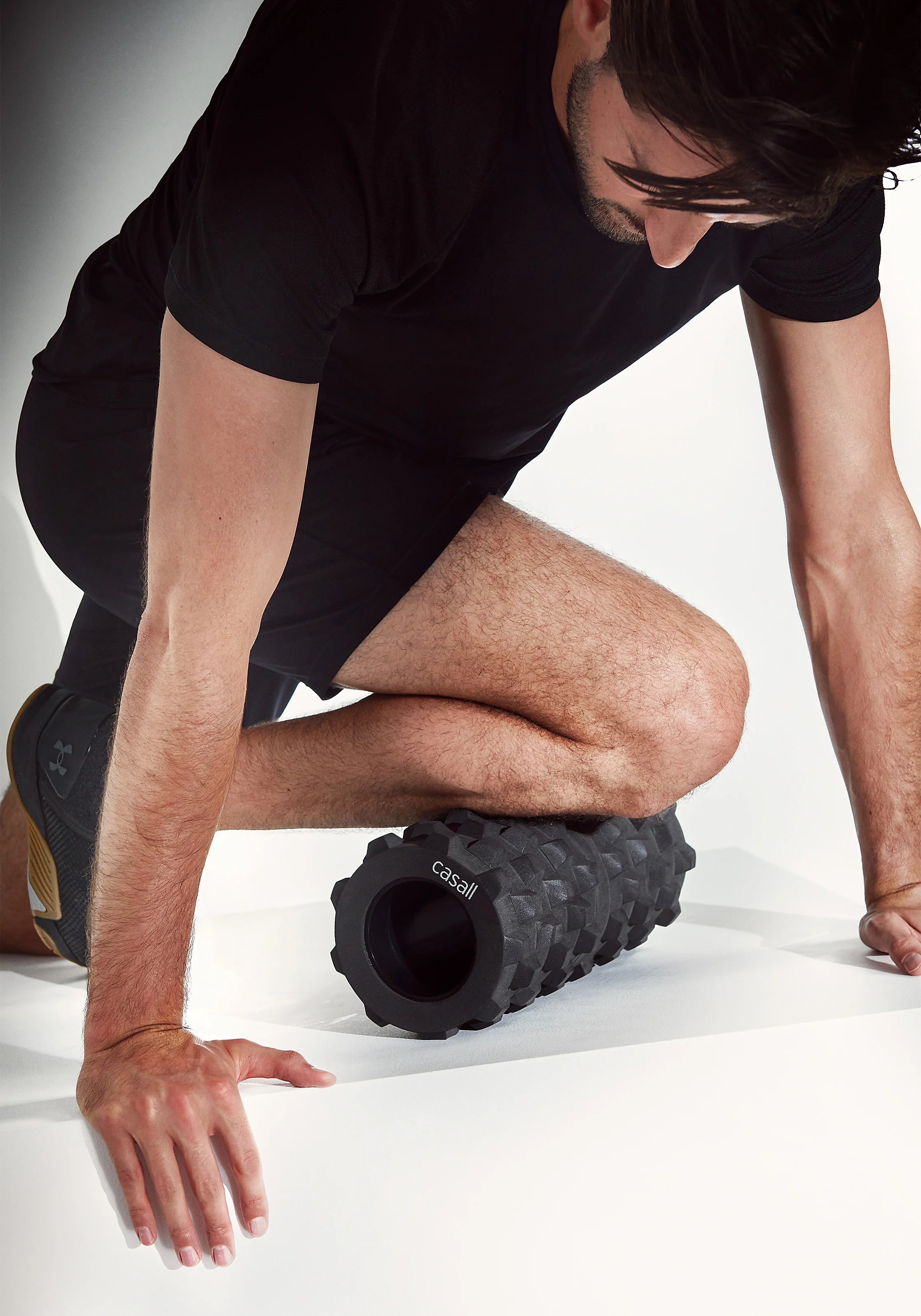 Casall Intense foam roller nero massaggiante