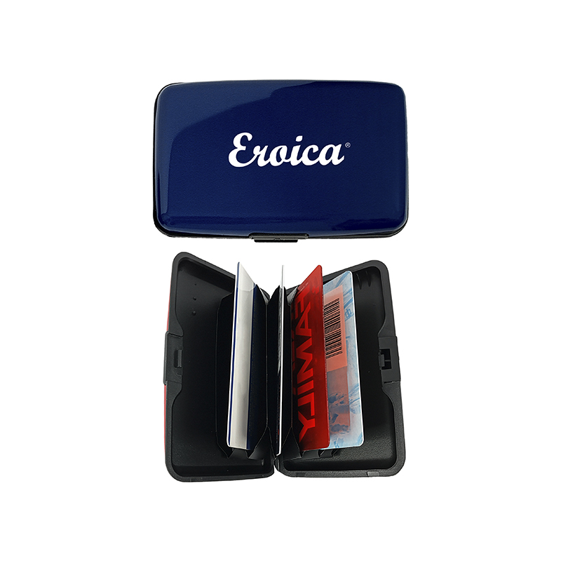 L'Eroica Set Shopping Blu Shopper in Cotone