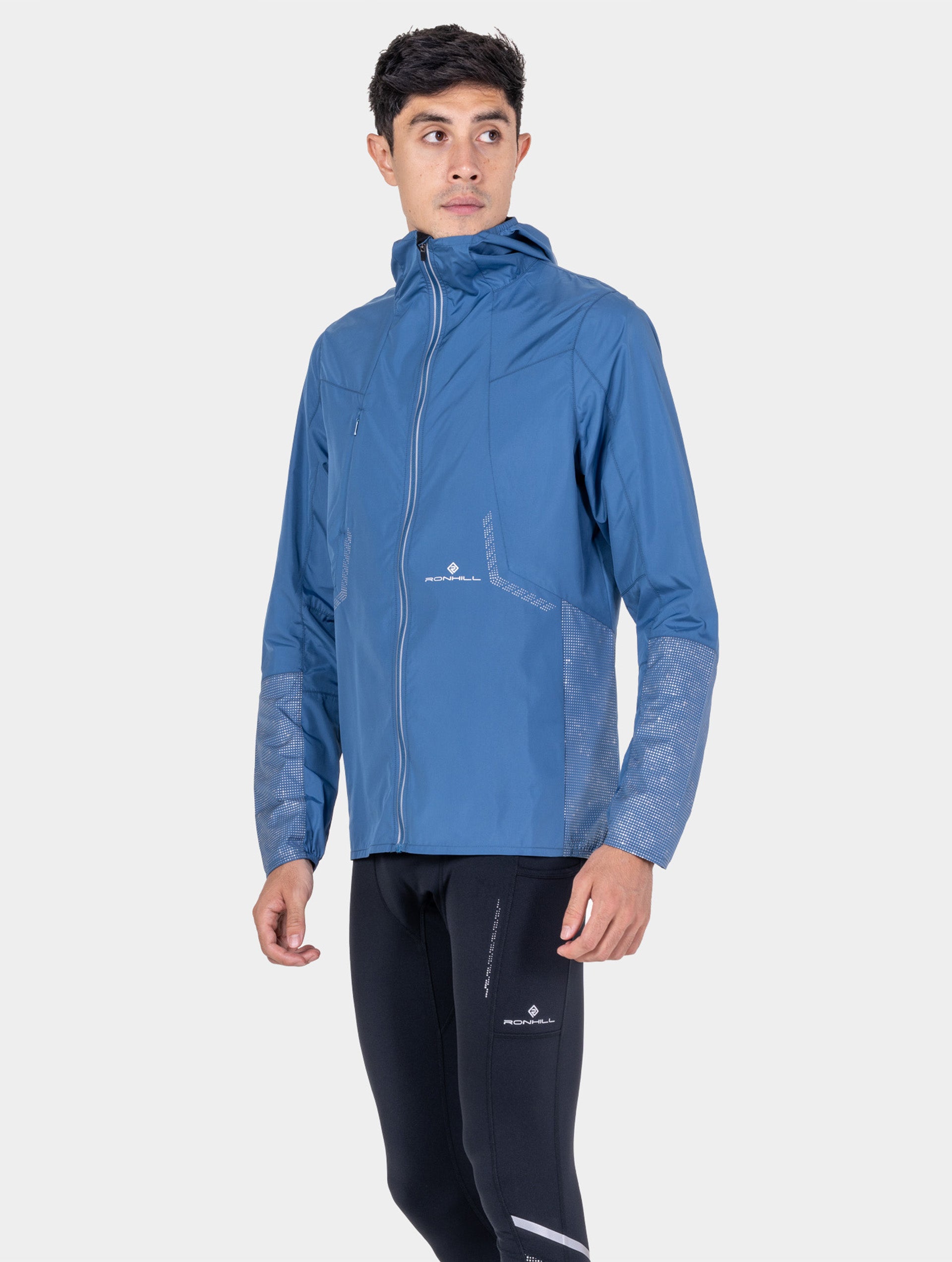 Ronhill Tech Reflect giacca running uomo riflettente antivento